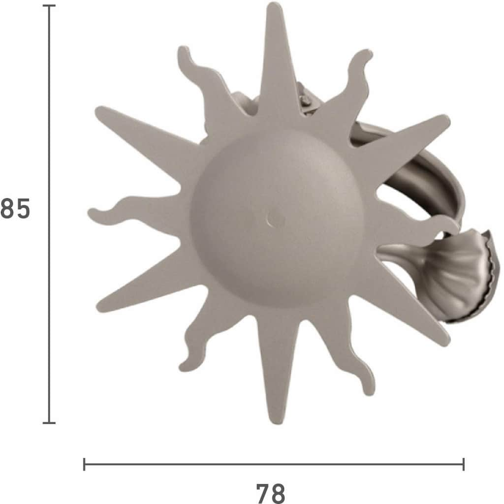 Good Life Dekoklammer für Raffhalter »Sonne«, (1 St.), für Stoffe und Vorhänge