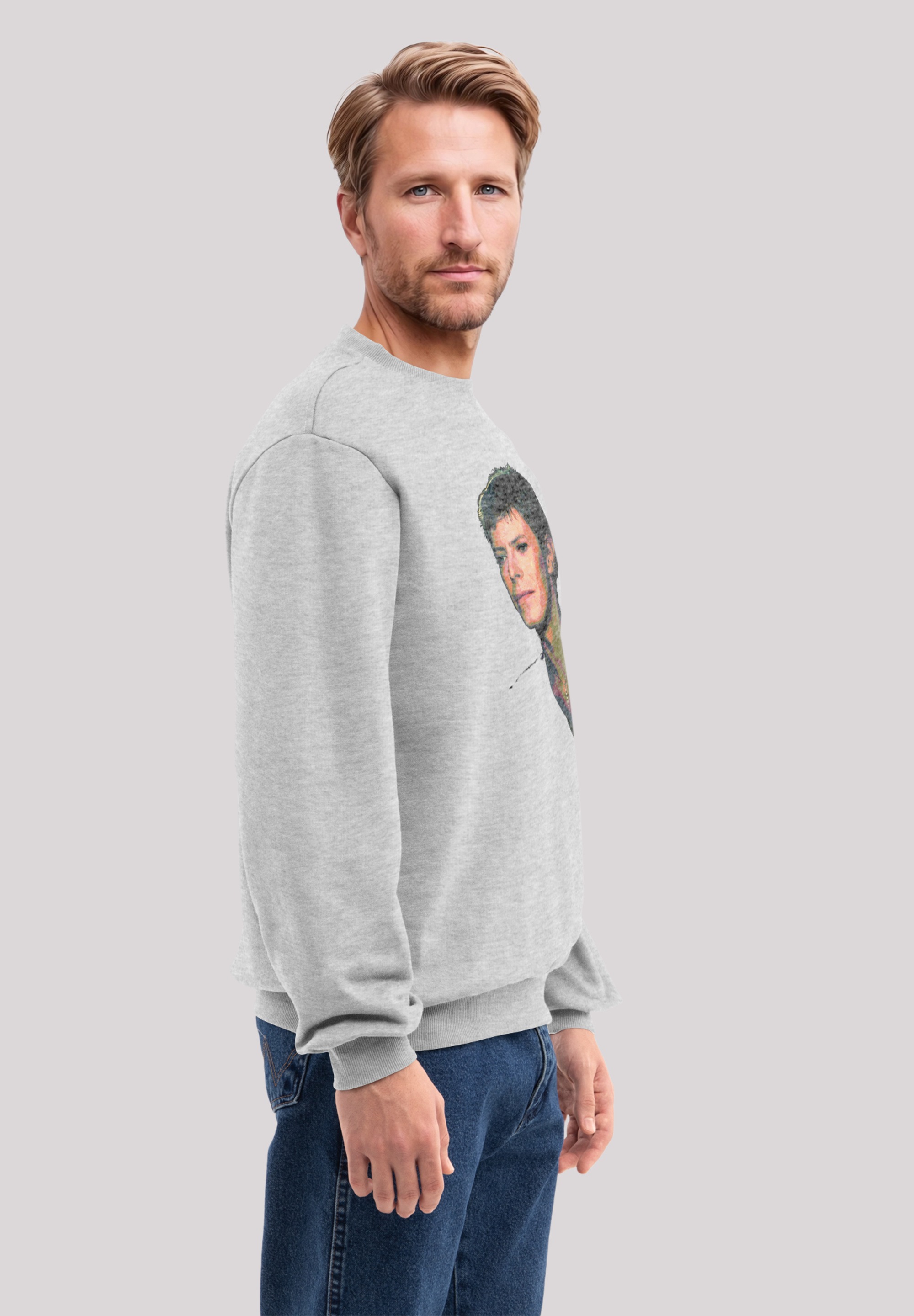 F4NT4STIC Sweatshirt »TV Times Pop Star David Bowie 1977«, Premium Qualität