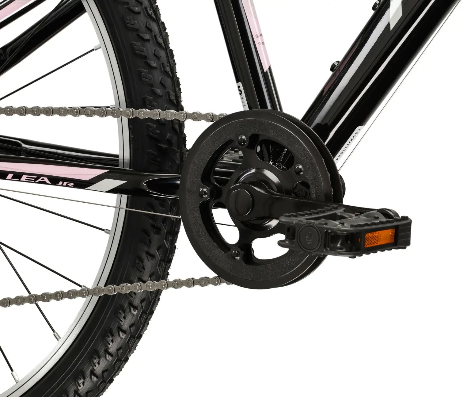 Kross Kinderfahrrad »KROSS Kinderad 24" Lea JR 1.0 Schwarz 8 Gänge 2026« 8 Gang Shimano TOURNEY TX800 Schaltwerk Kettenschaltung