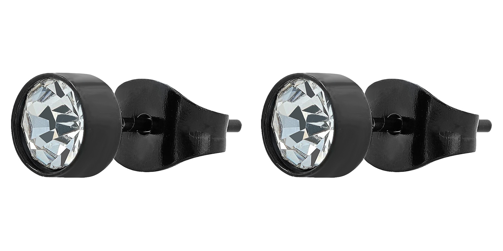 Adelia´s Paar Ohrhänger "Unisex Ohrringe – Ohrstecker aus Edelstahl mit Str günstig online kaufen