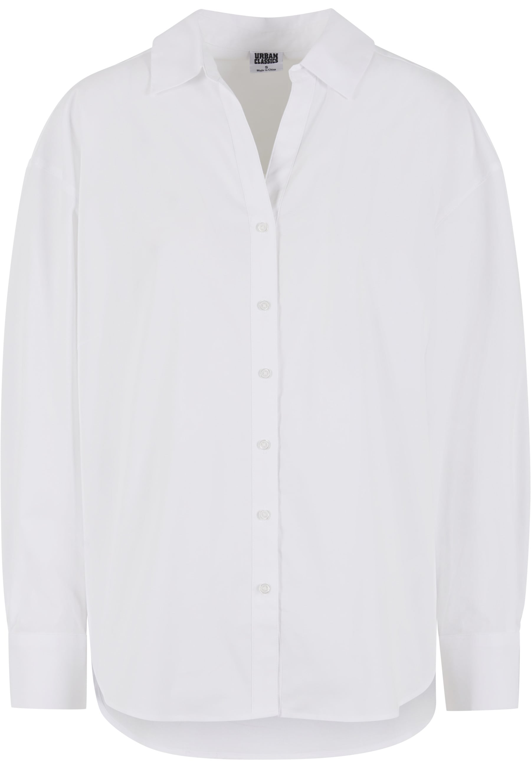 URBAN CLASSICS Klassische Bluse "Urban Classics Ladies Oversized Cotton Blo günstig online kaufen