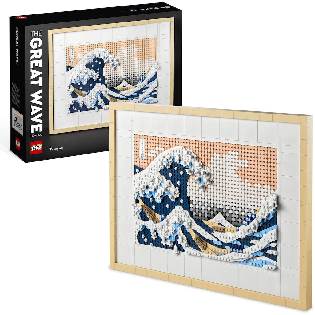 LEGO® Konstruktionsspielsteine »Hokusai – Große Welle (31208), LEGO® Art«, (1810 St.)