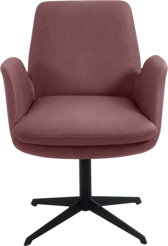 K+W Komfort & Wohnen Drehstuhl "Cube" () Rückholfunktion, Untergestell schw günstig online kaufen