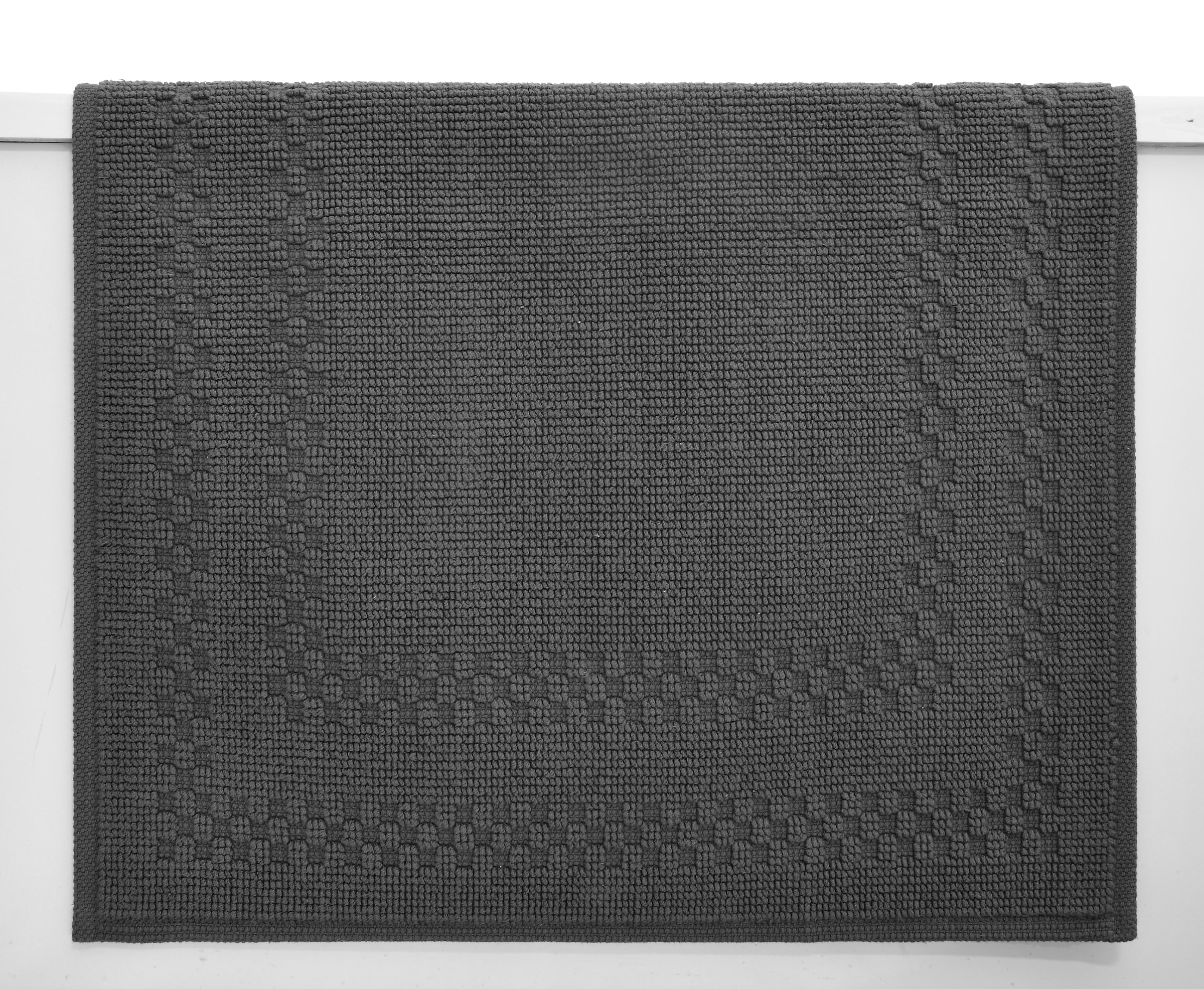 OTTO home Badematte »Regona, 2 tlg. Hotelmatten-Set, 50x70 cm« Höhe 5 mm rutschhemmend beschichtet schnell trocknend 2-teiliges Set, einfarbig, Badematten Set, 100% Baumwolle