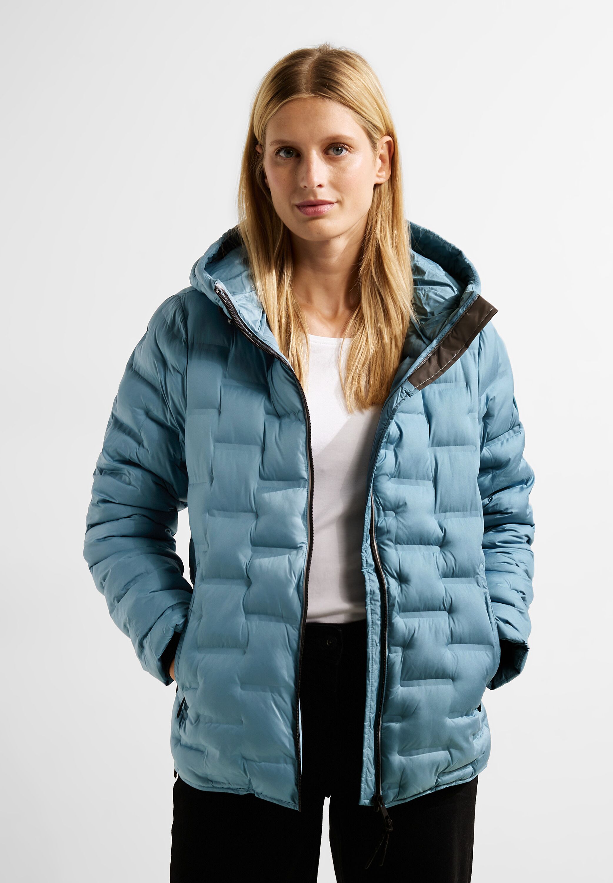 Steppjacke, mit Kapuze, mit Kapuze