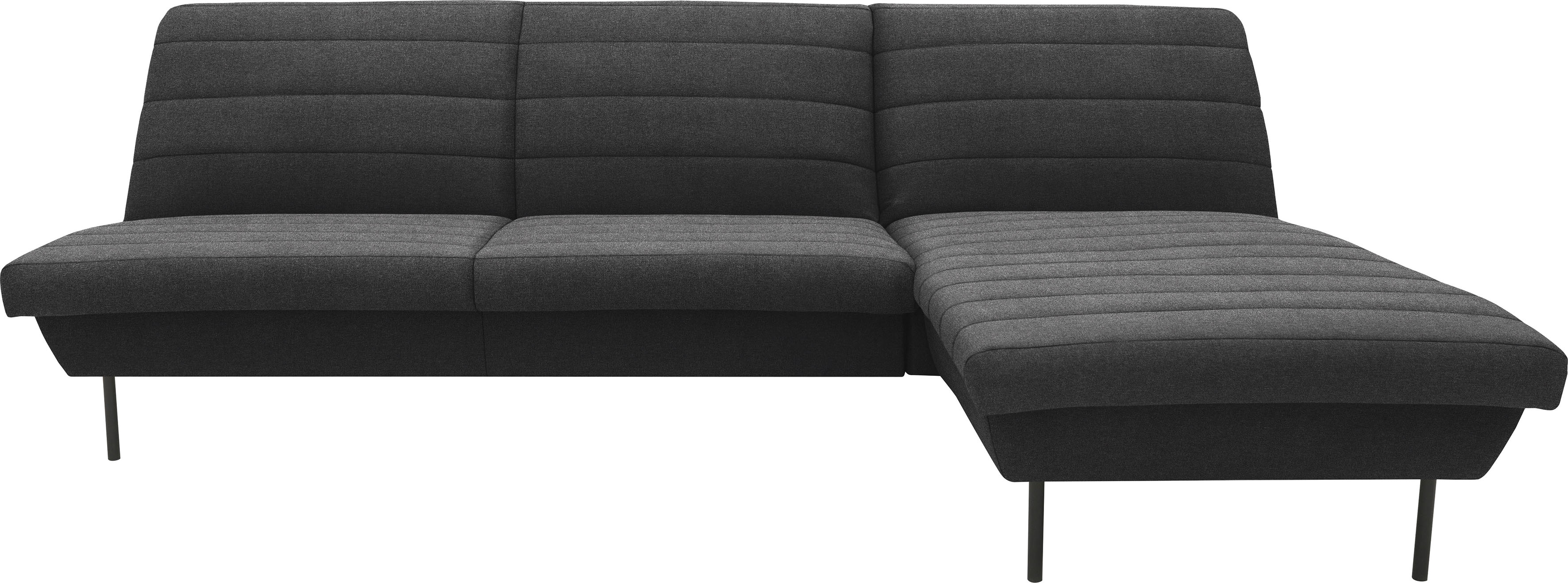 LOOKS by Wolfgang Joop Ecksofa "LOOKS IX L-Form" Quersteppung, ohne Armlehnen