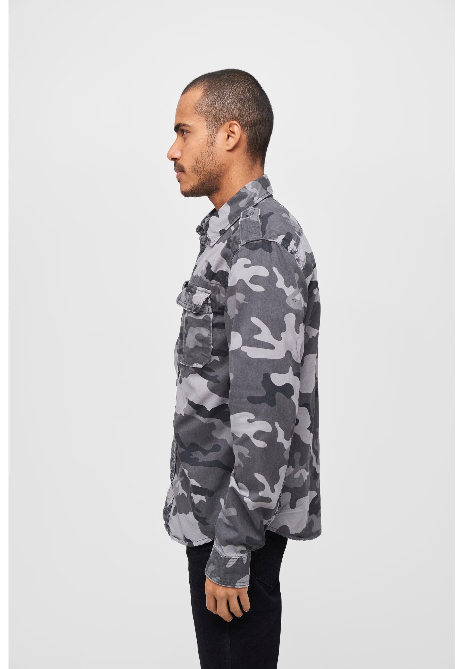 Brandit Langarmhemd »Brandit Herren Vintage Shirt«, (1 tlg.)