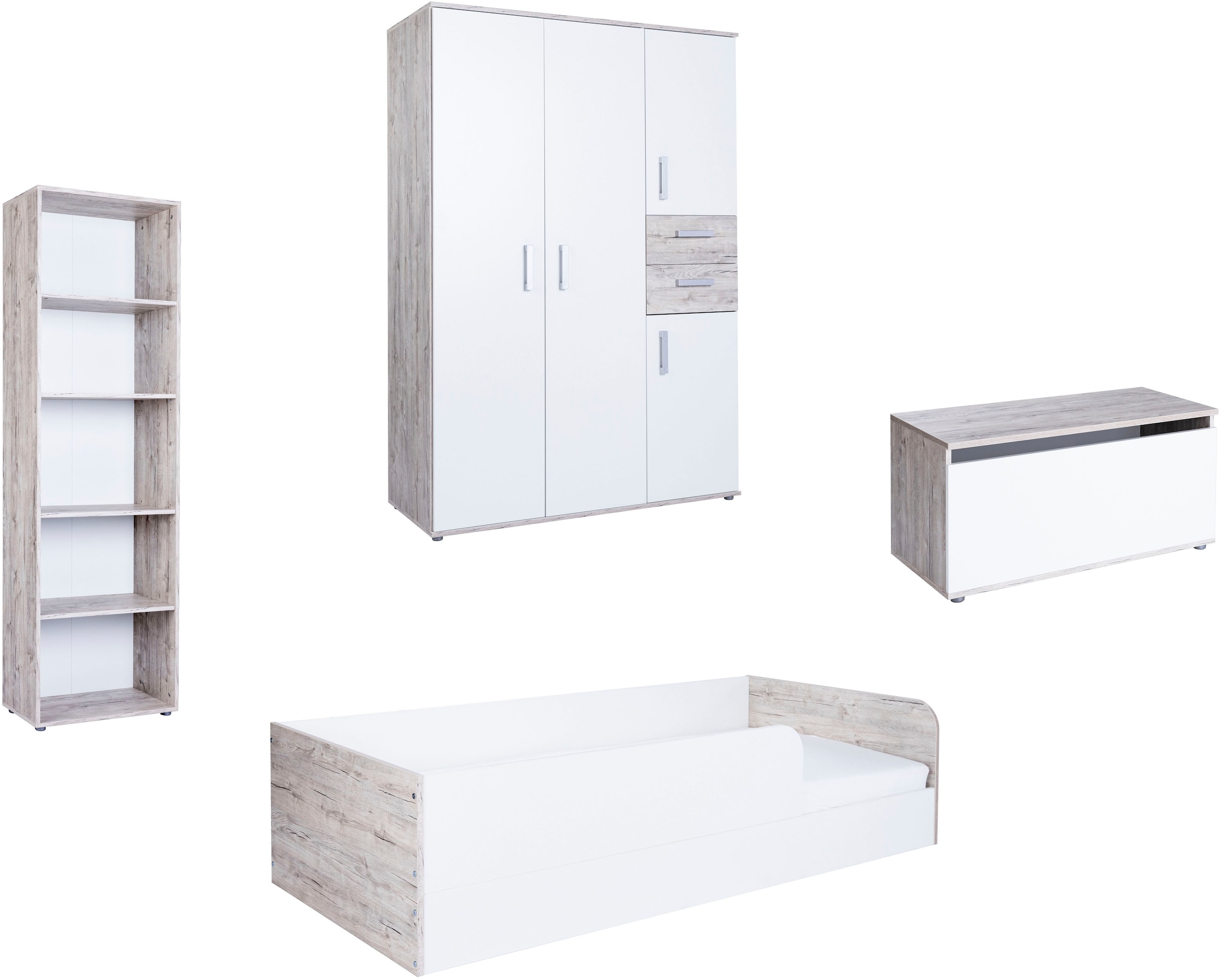 arthur berndt Jugendzimmer-Set "Kinderzimmer "Bente" Set 4-teilig" Set, 4 S günstig online kaufen