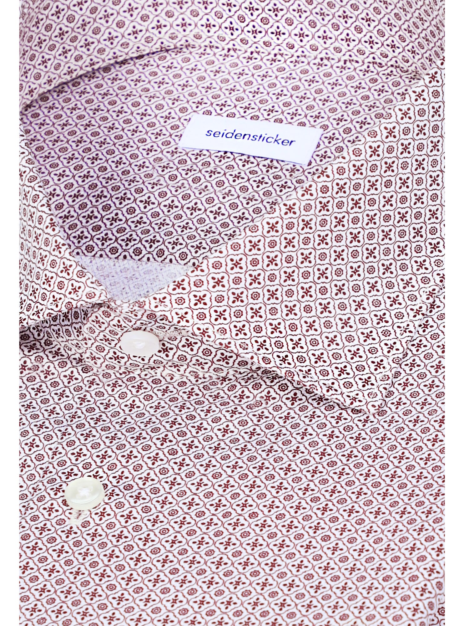 seidensticker Businesshemd »Schwarze Rose« Shaped 1/1 Kentkragen Druck