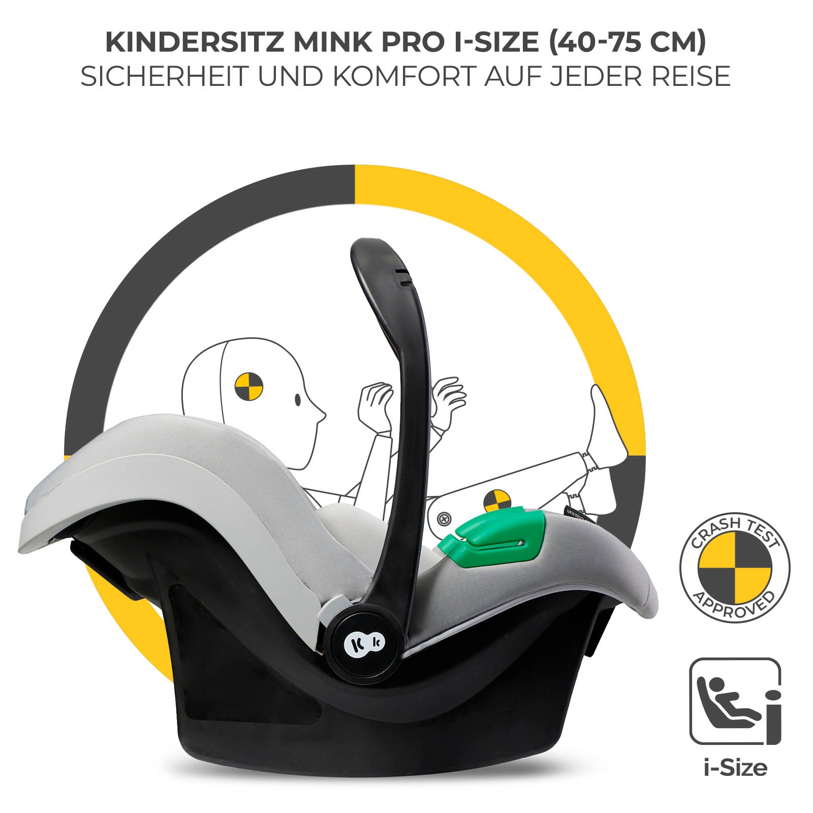 Kinderkraft Kombi-Kinderwagen »MOOV 2 XL«, 27 kg, mit Luftreifen