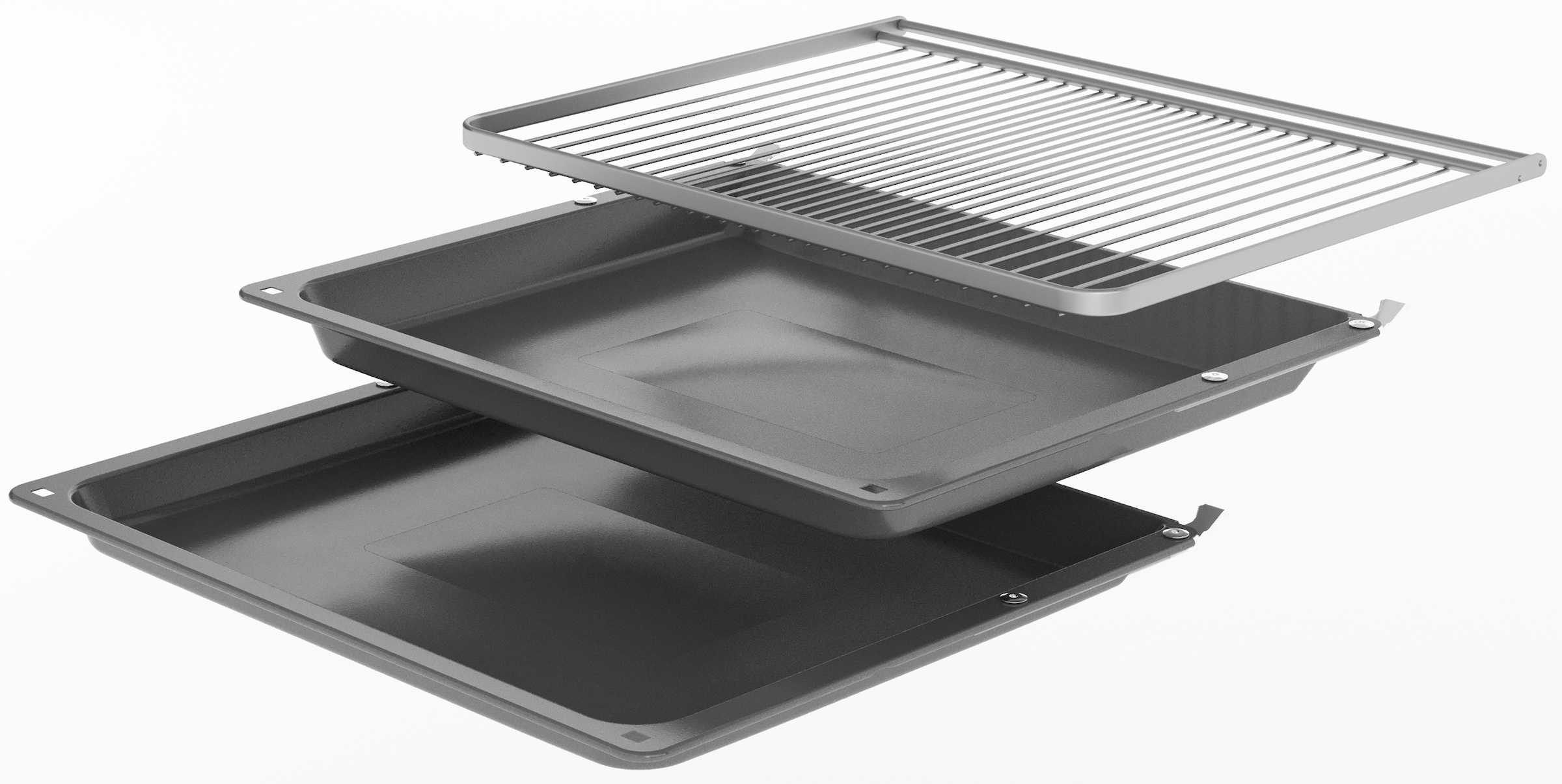 SIEMENS Pyrolyse Backofen iQ500 »HB578HBS7«, mit Teleskopauszug nachrüstbar, Pyrolyse-Selbstreinigung, Backwagen mit ausziehbarer Tür für bequemes Kochen & Backen