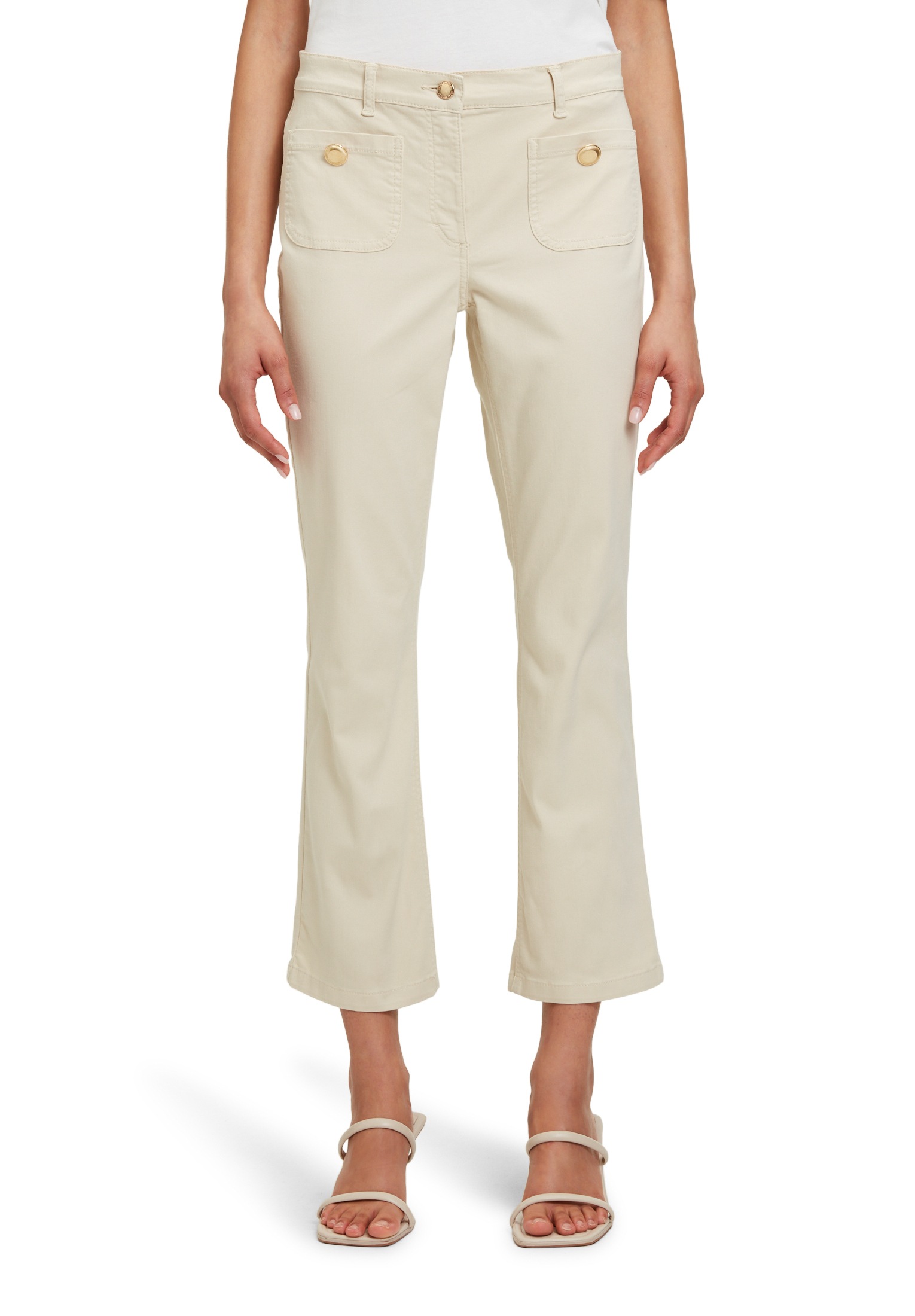 Betty Barclay Stoffhose "Betty Barclay Casual-Hose mit aufgesetzten Taschen", Knöpfe