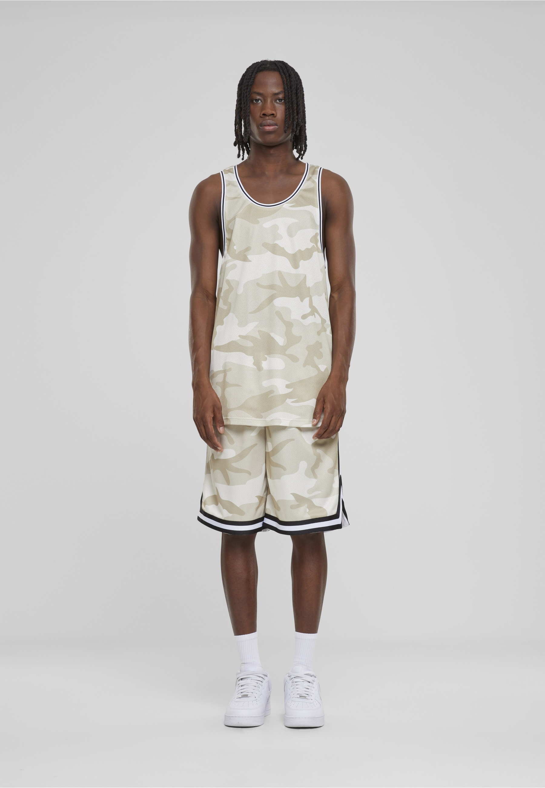 URBAN CLASSICS Tanktop »Urban Classics Herren Camo Mesh Tanktop« 1 Stk.