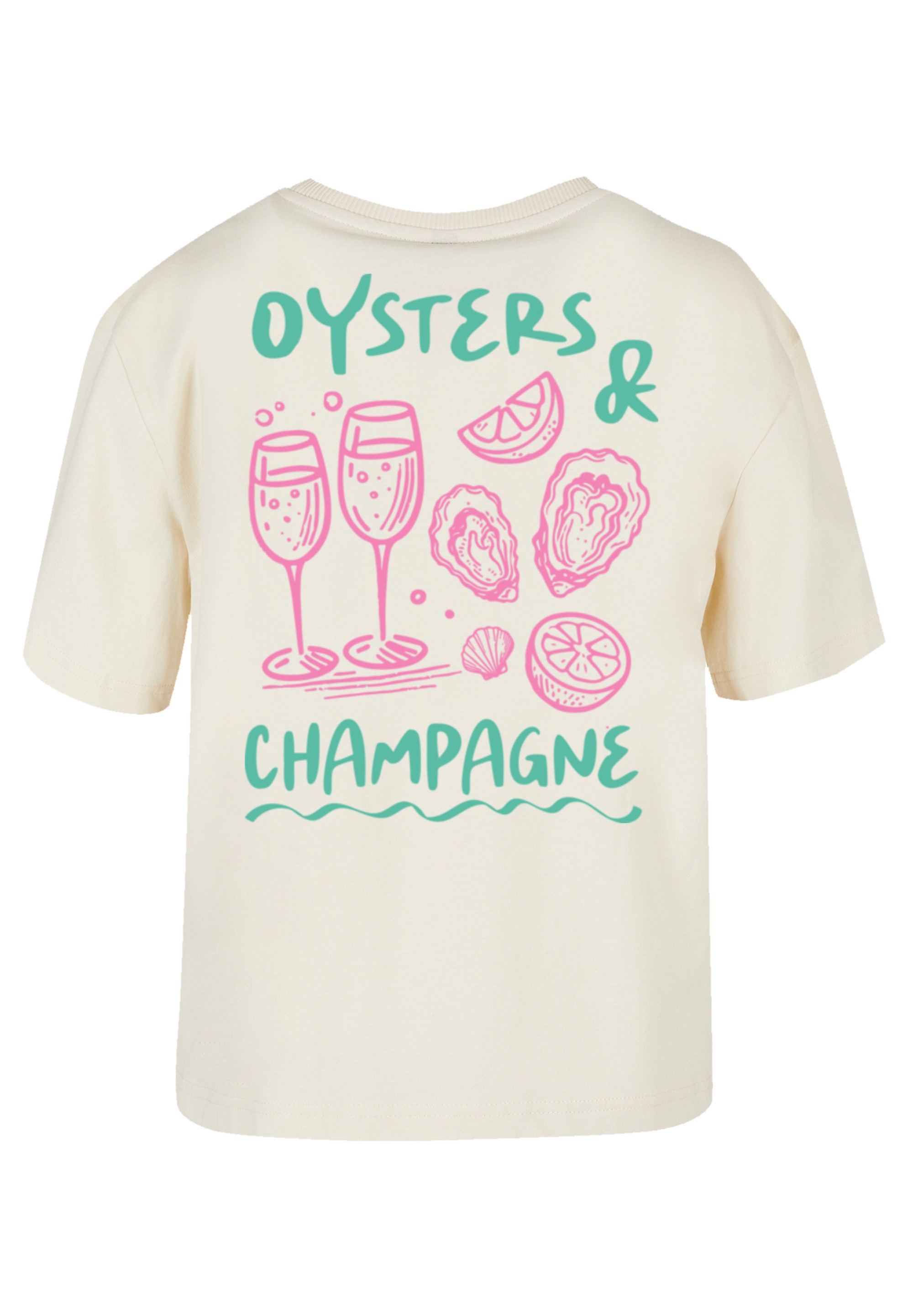 F4NT4STIC T-Shirt »Oysters And Champagne«, Premium Qualität