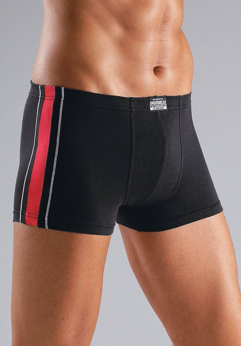 AUTHENTIC UNDERWEAR Boxer "Boxershorts für Herren" Packung, 4 Stk. mit kont günstig online kaufen