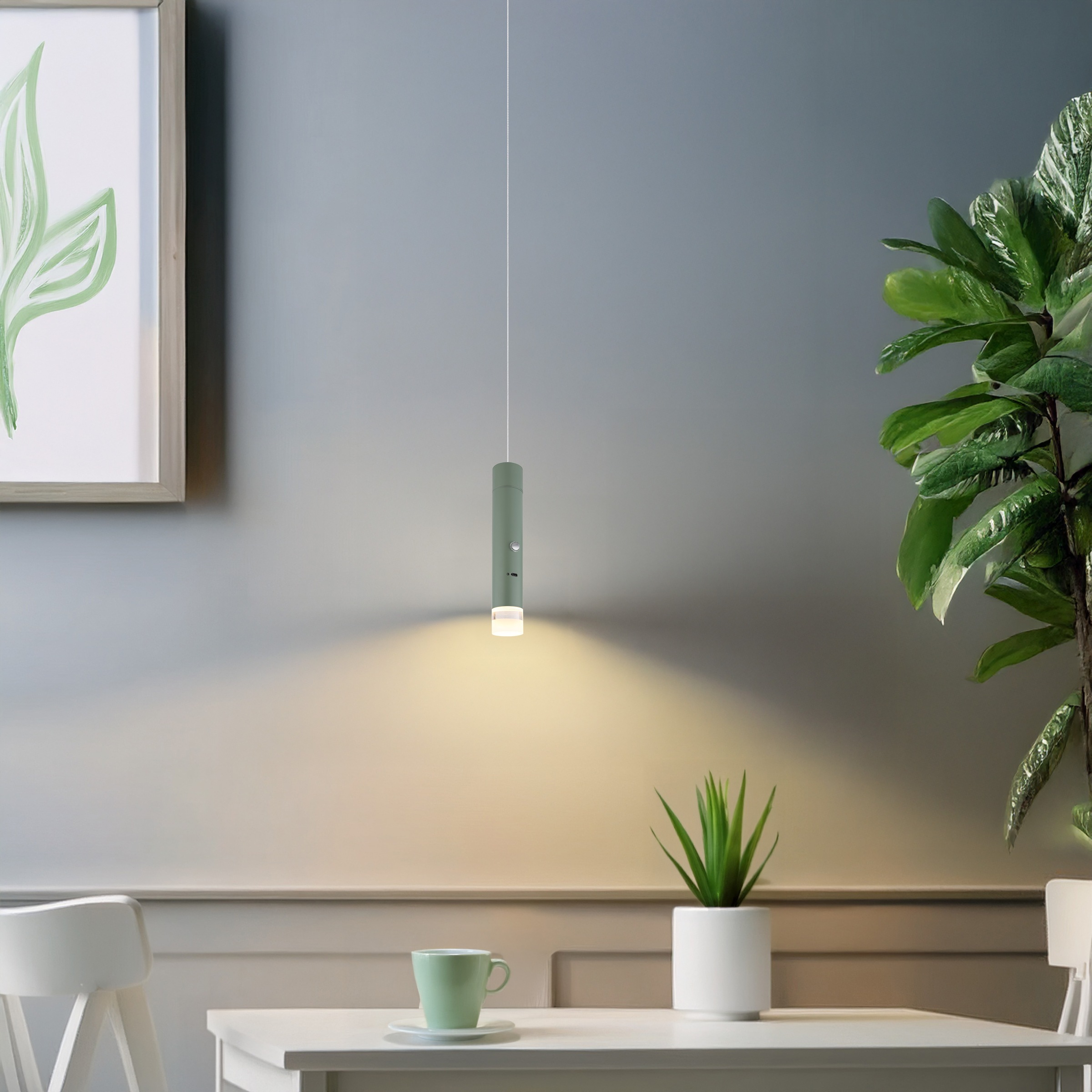 GLOBO LIGHTING Hängeleuchte »PELO« LED-Modul 1 Stk. Warmweiß Hängelampe Esszimmer-Leuchte Esstischleuchte Wohnzimmer