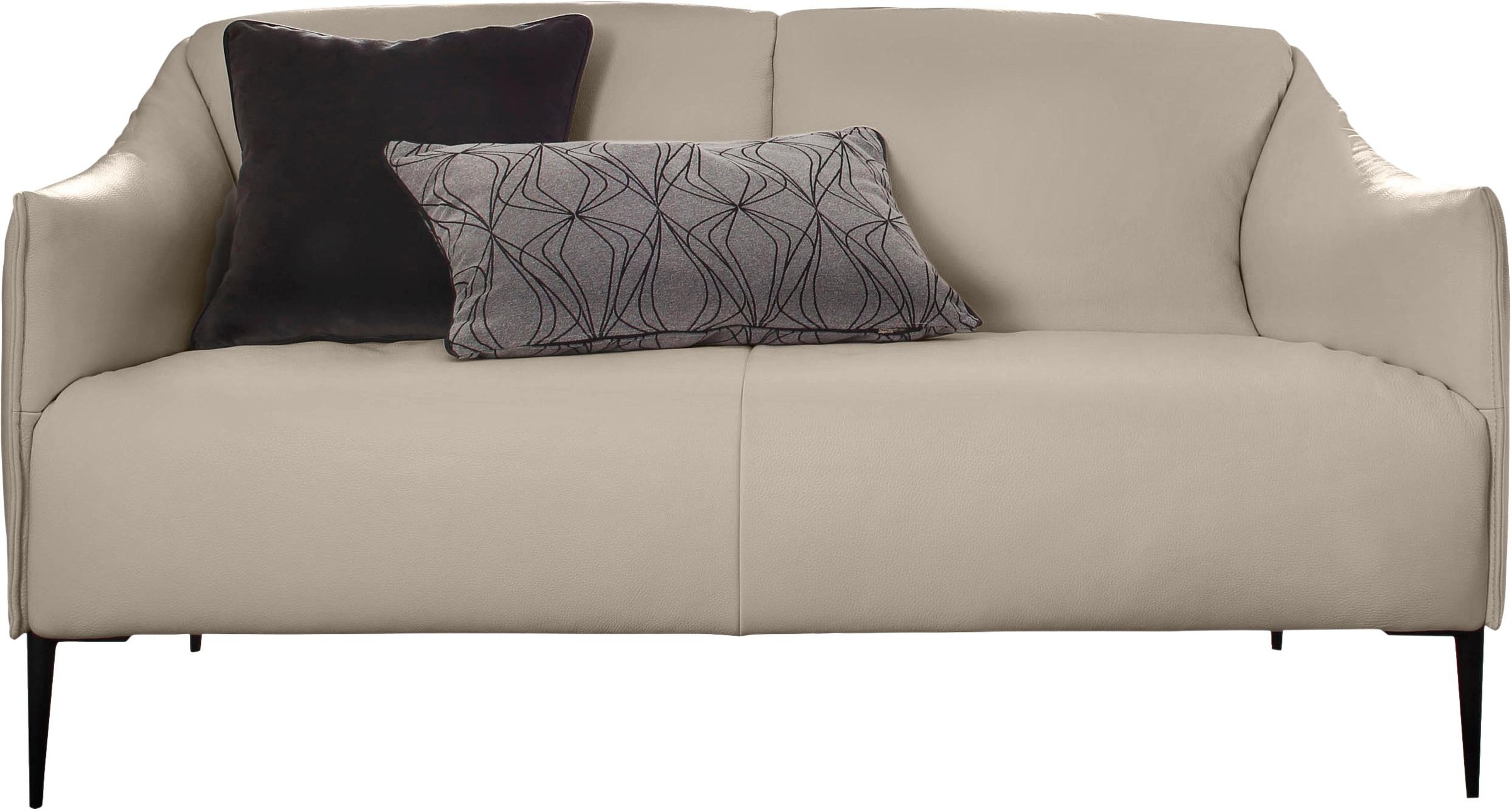 Thumbnail - W.SCHILLIG 2-Sitzer "sally" mit Metallfüßen in Schwarz pulverbeschichtet, Breite 154 cm