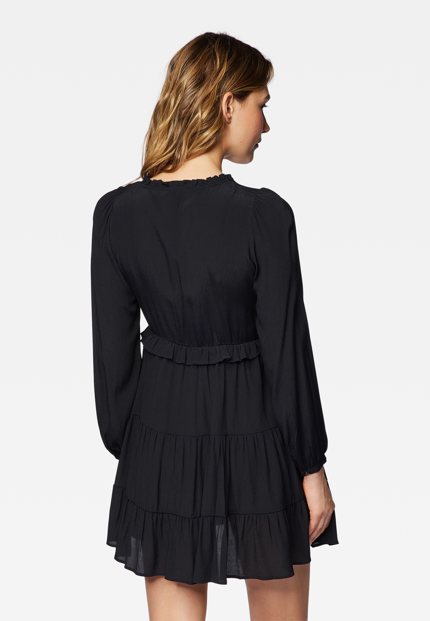 Mavi Minikleid »LONG SLEEVE DRESS«, Kurzes Kleid