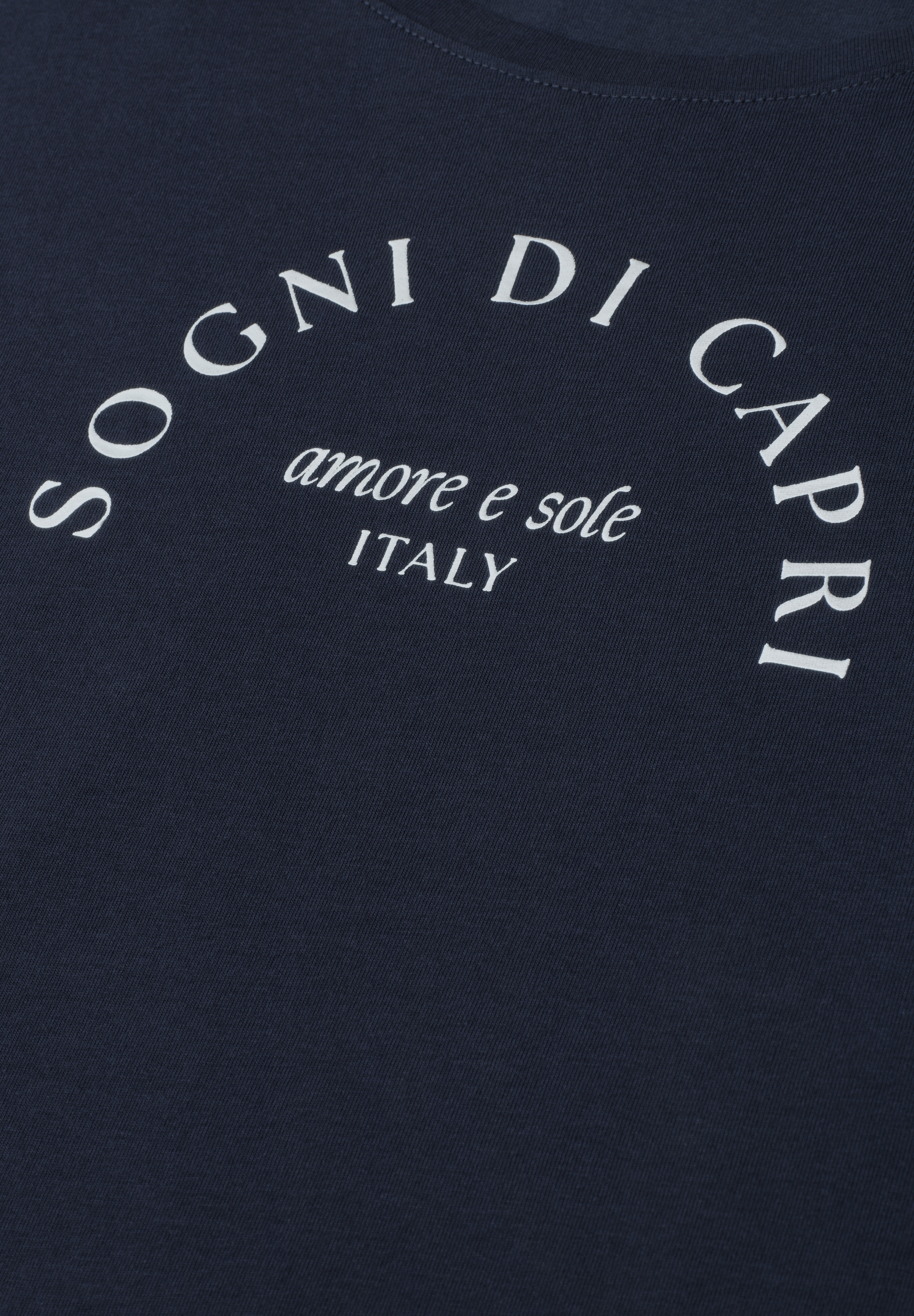 STREET ONE T-Shirt aus softem Materialmix