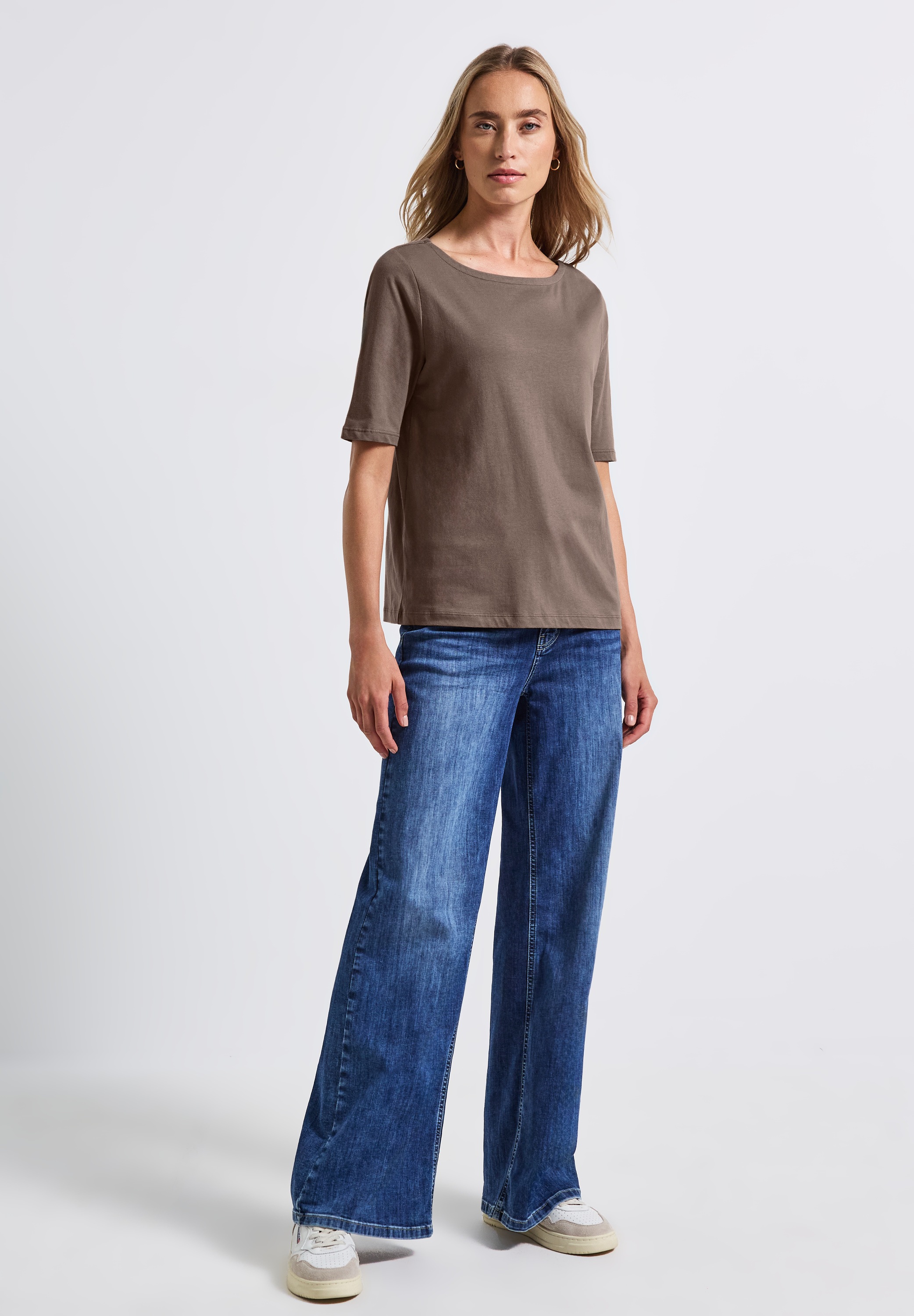 STREET ONE T-Shirt, aus reiner Baumwolle