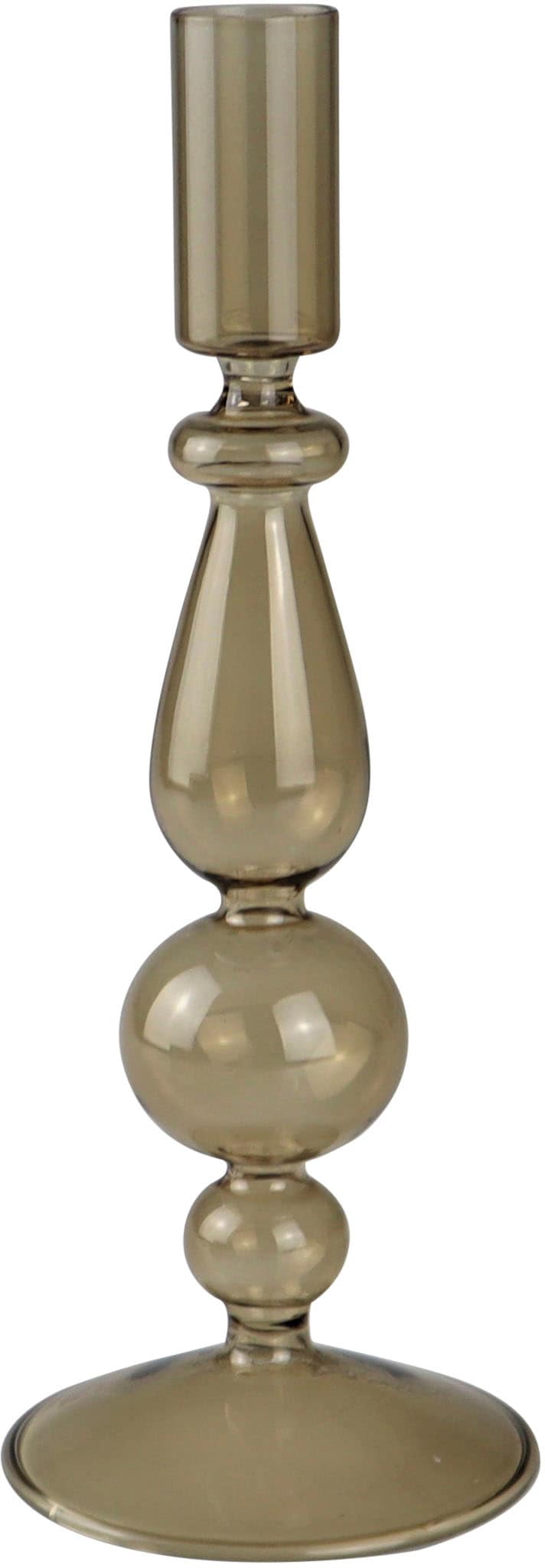 Kerzenleuchter »Jenelle«, (Set, 2 St.), Stabkerzenhalter aus Glas, Höhe ca. 25 cm