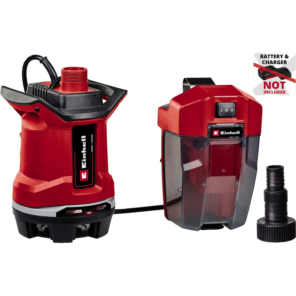 Einhell Akku-Gartenpumpe »Schmutzwasserpumpe GE-DP 18/25 Li - Solo«