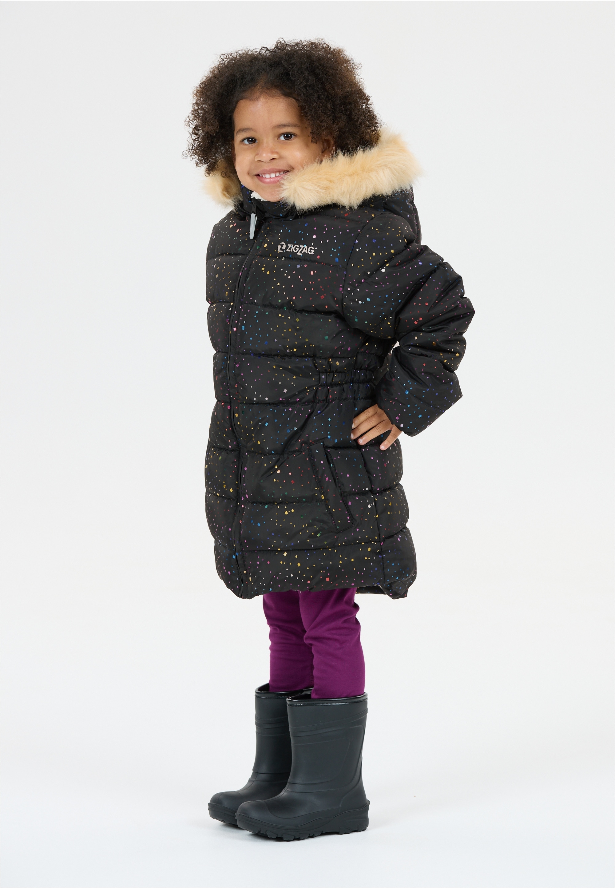 ZIGZAG Steppjacke "Astrid" mit abnehmbarer Kapuze