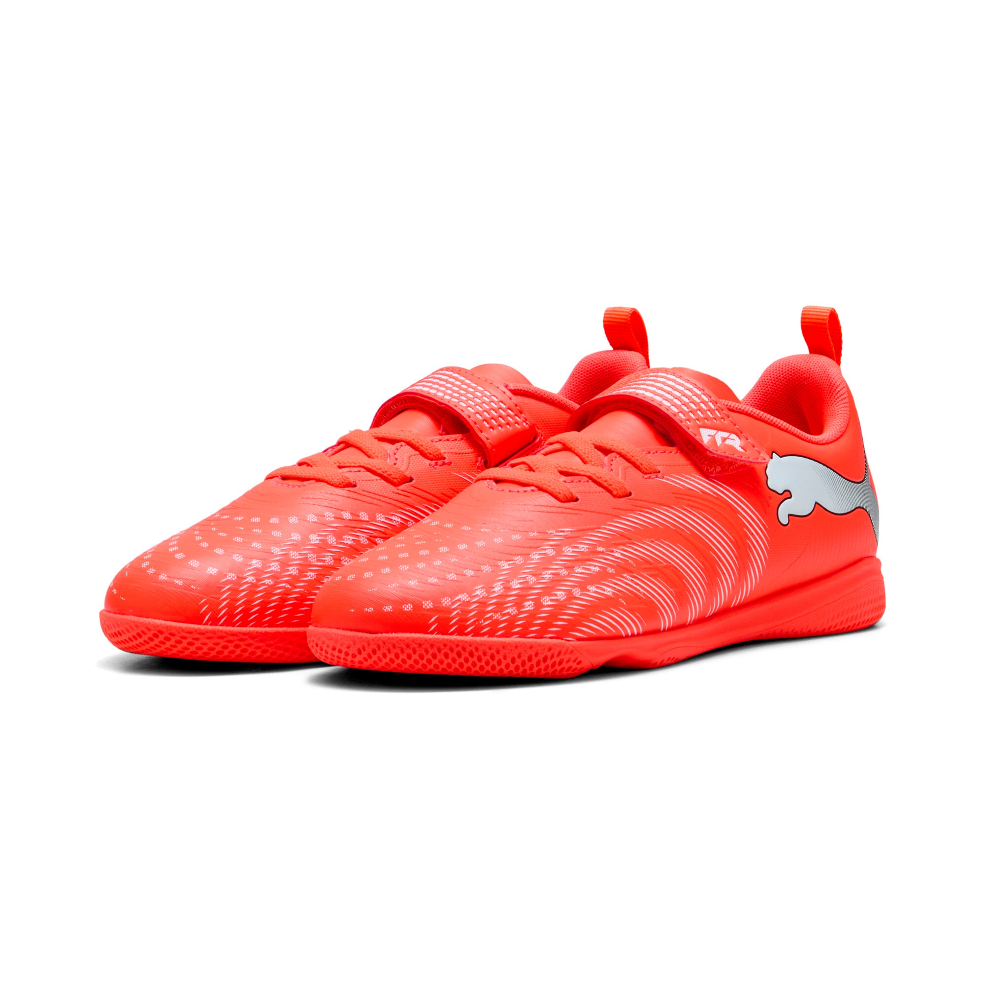 PUMA Fußballschuh "FUTURE 9 PLAY IT V JR" für Halle und Straße, leichtes Obermaterial aus Synthetik