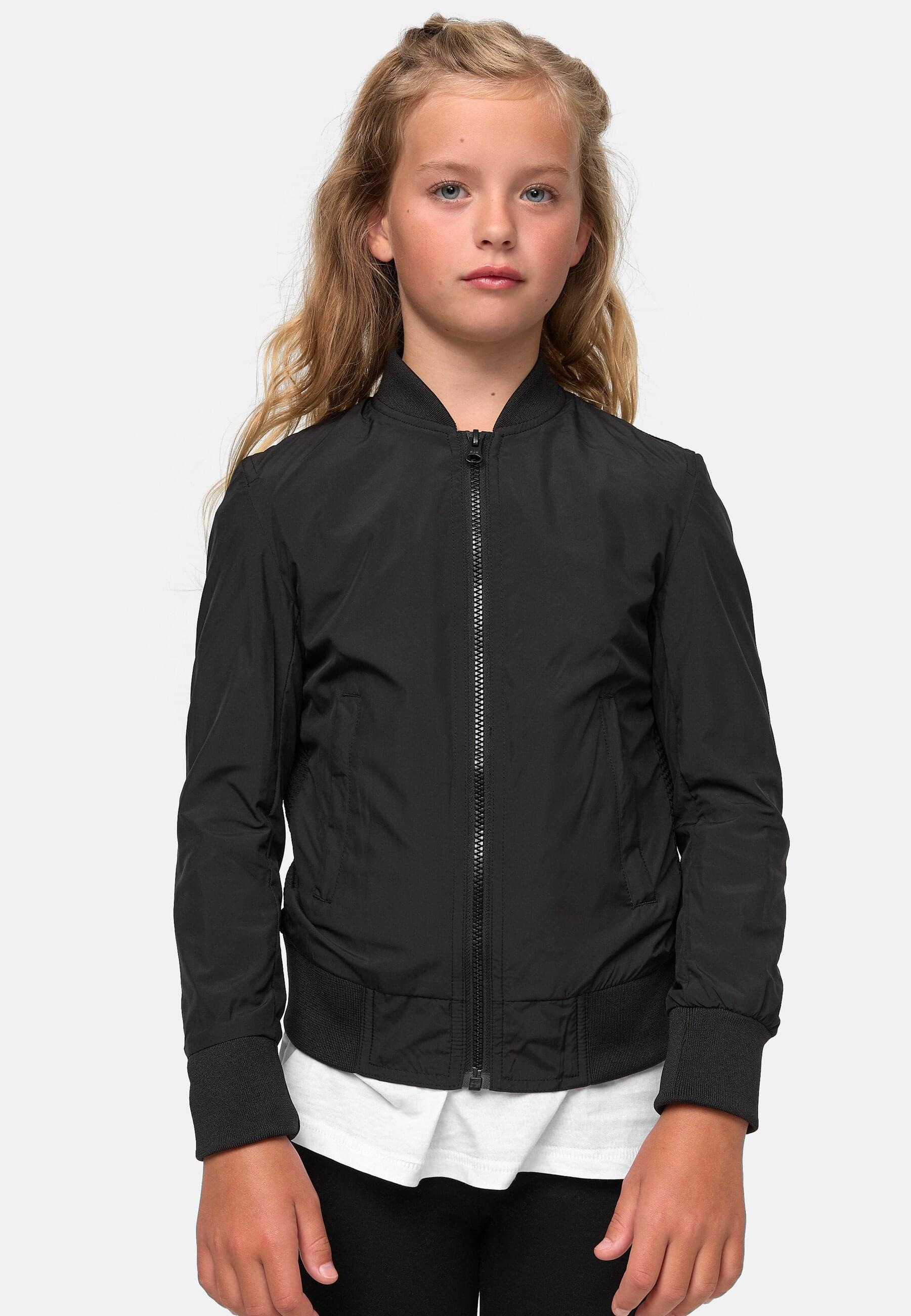 URBAN CLASSICS Anorak »Urban Classics Damen Girls Light Bomber Jacket«, (1 St.), ohne Kapuze