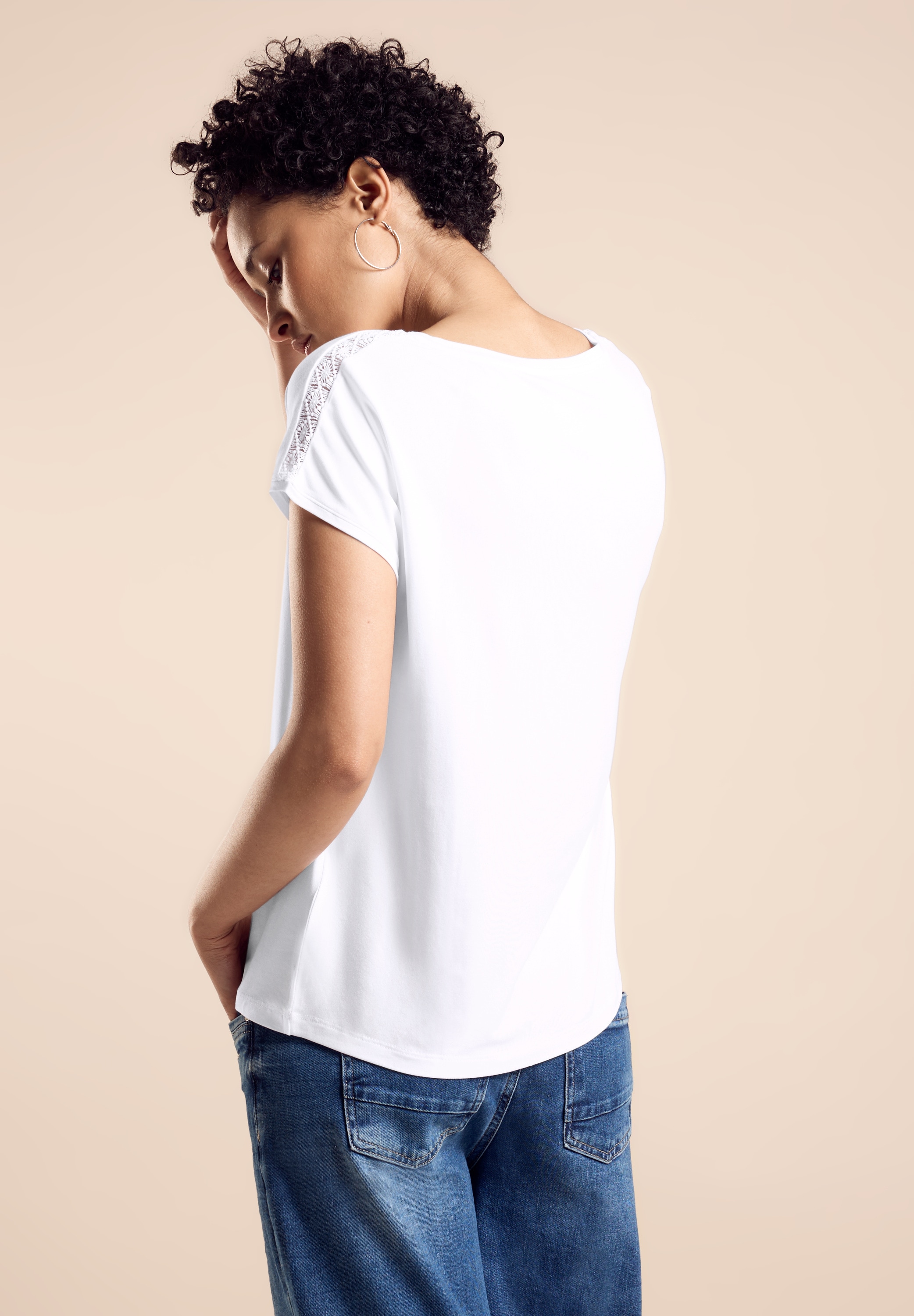 STREET ONE Shirttop, mit Stickerei