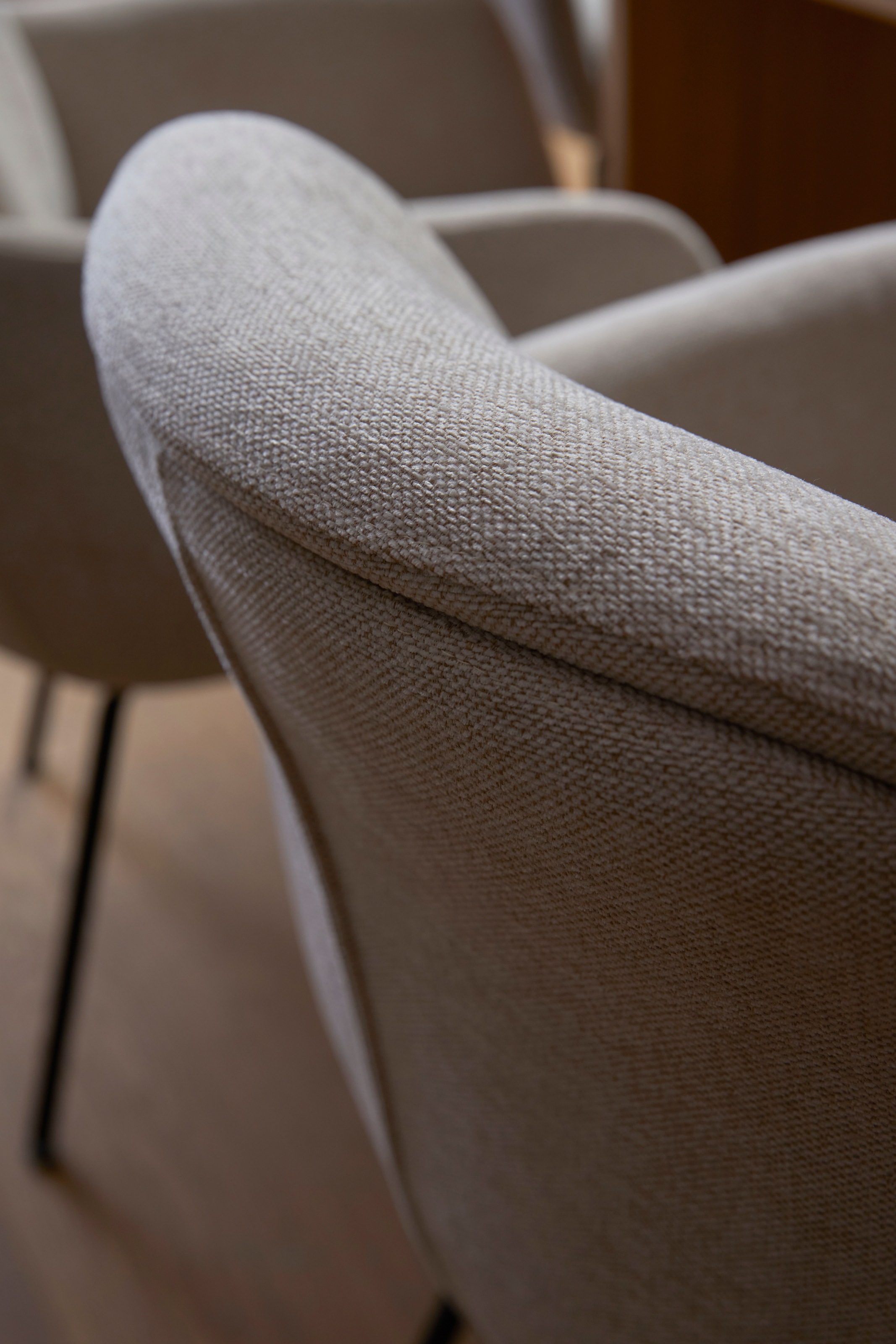 LeGer Home by Lena Gercke Esszimmerstuhl »Donnica, TOPSELLER!«, Webstoff, pflegeleichter Webstoff, eine Eiche massiv, Schalenstuhl