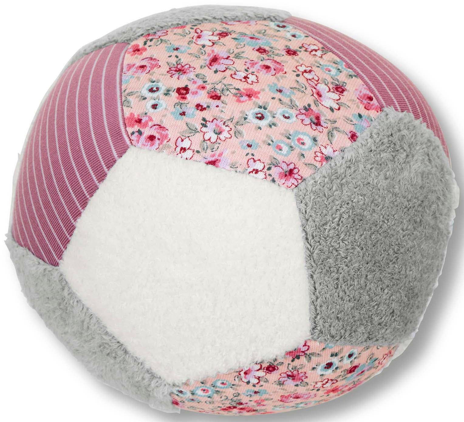 Sterntaler® Softball »Stoff, rosa/grau«, für Babys