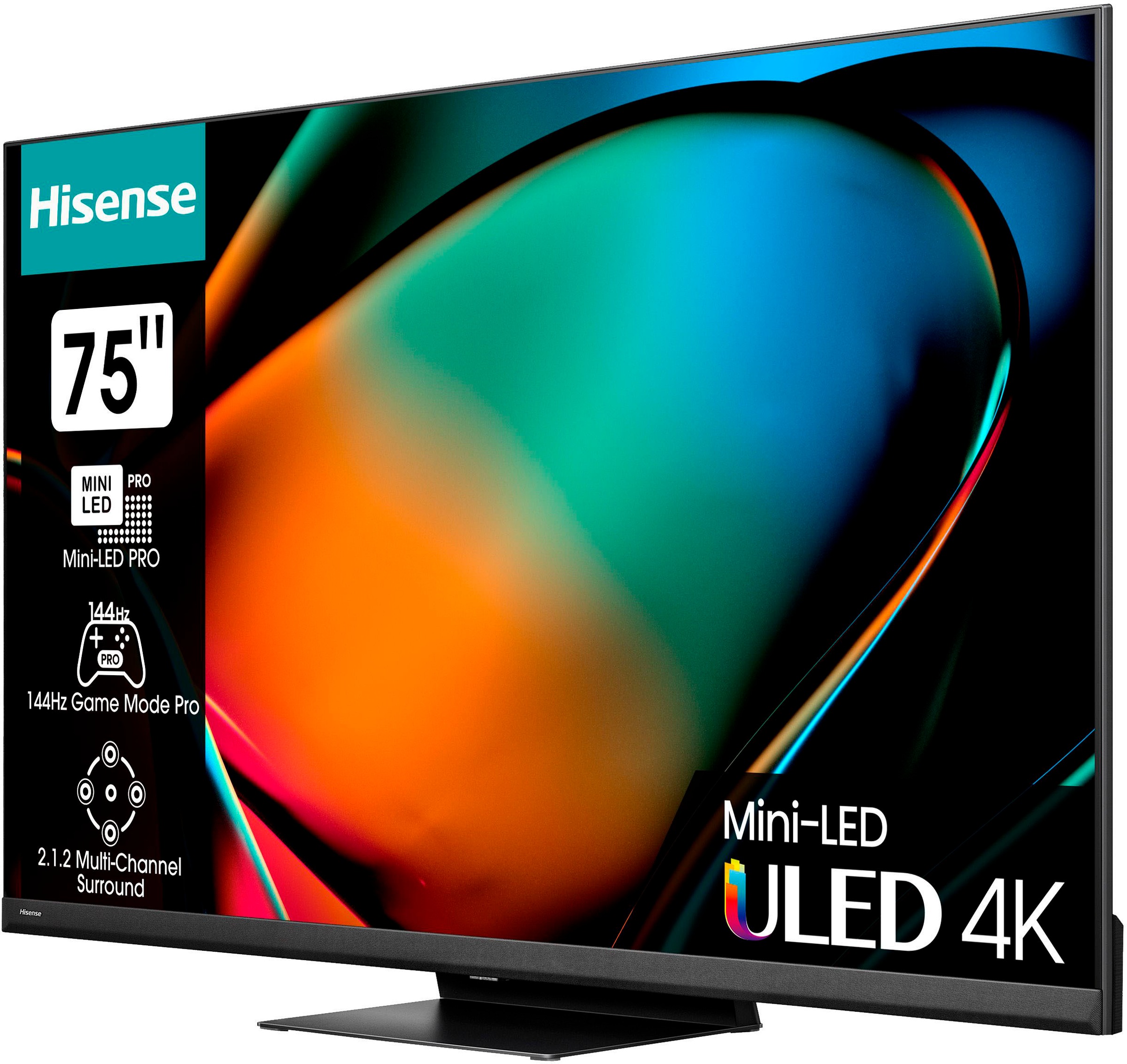 Hisense Mini-LED-Fernseher »75U8KQ«, 4K Ultra HD, Smart-TV
