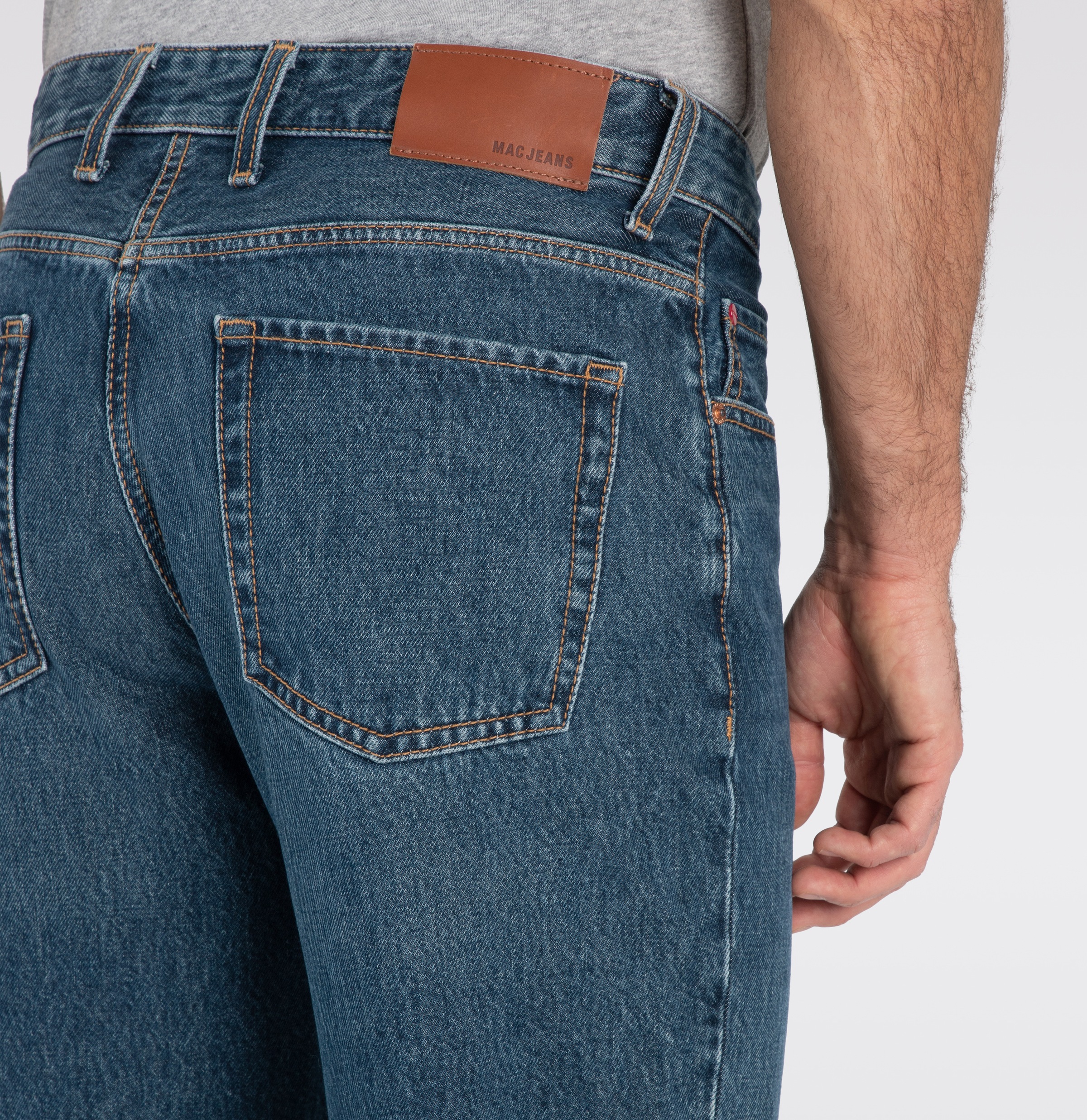 MAC 5-Pocket-Jeans »RICK«, mit Kontrastnähten