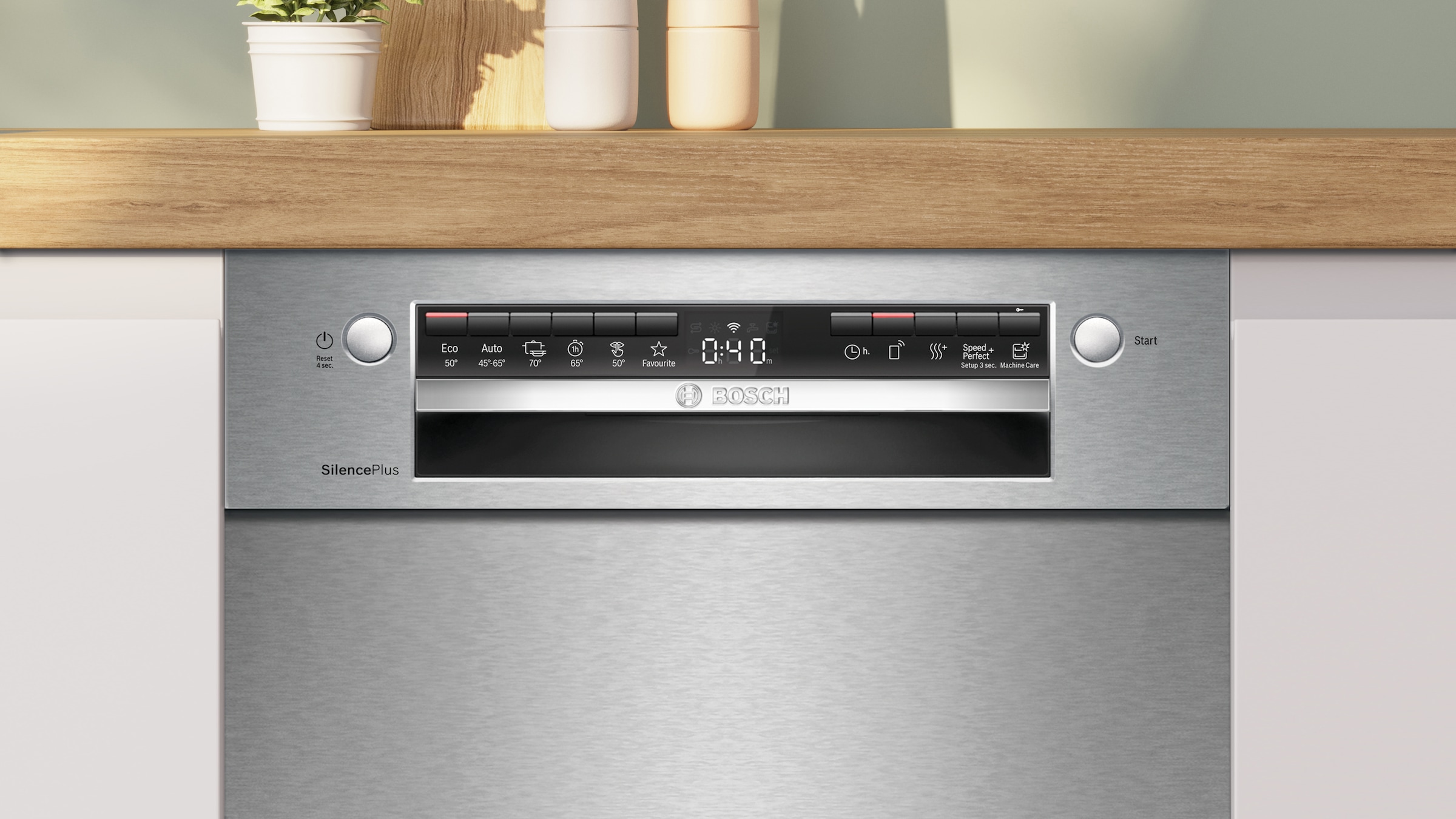BOSCH Unterbaugeschirrspüler Serie 4 »SPU4HMS10E«, 10 Maßgedecke