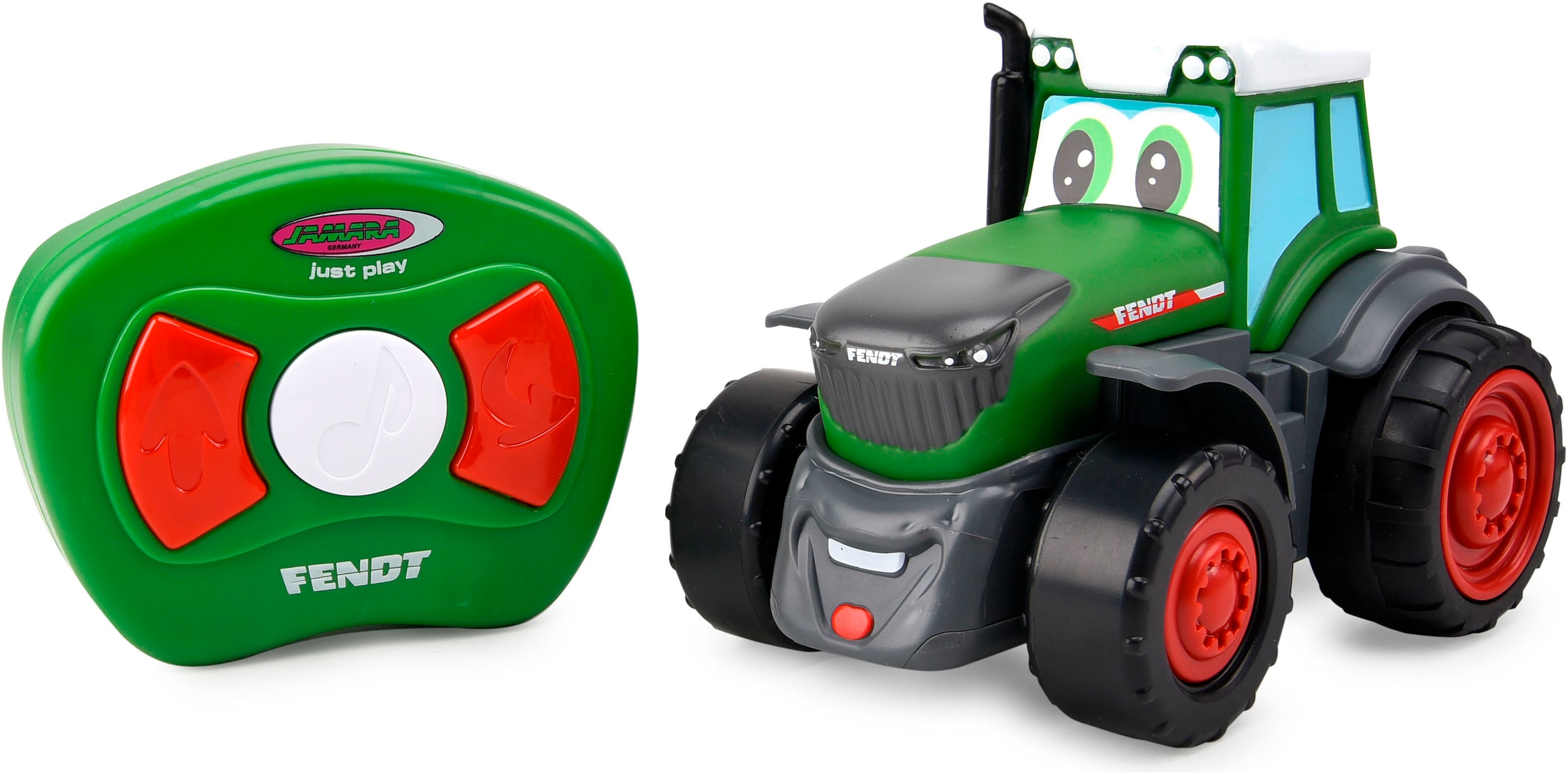 JAMARA Kinder RC-Traktor "Fendt My first RC Traktor 2,4GHz", grün, B:12,5cm H:12,5cm T:17,6cm, Fernlenkfahrzeuge, mit Sound