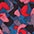 blau, rot, rosa, schwarz
