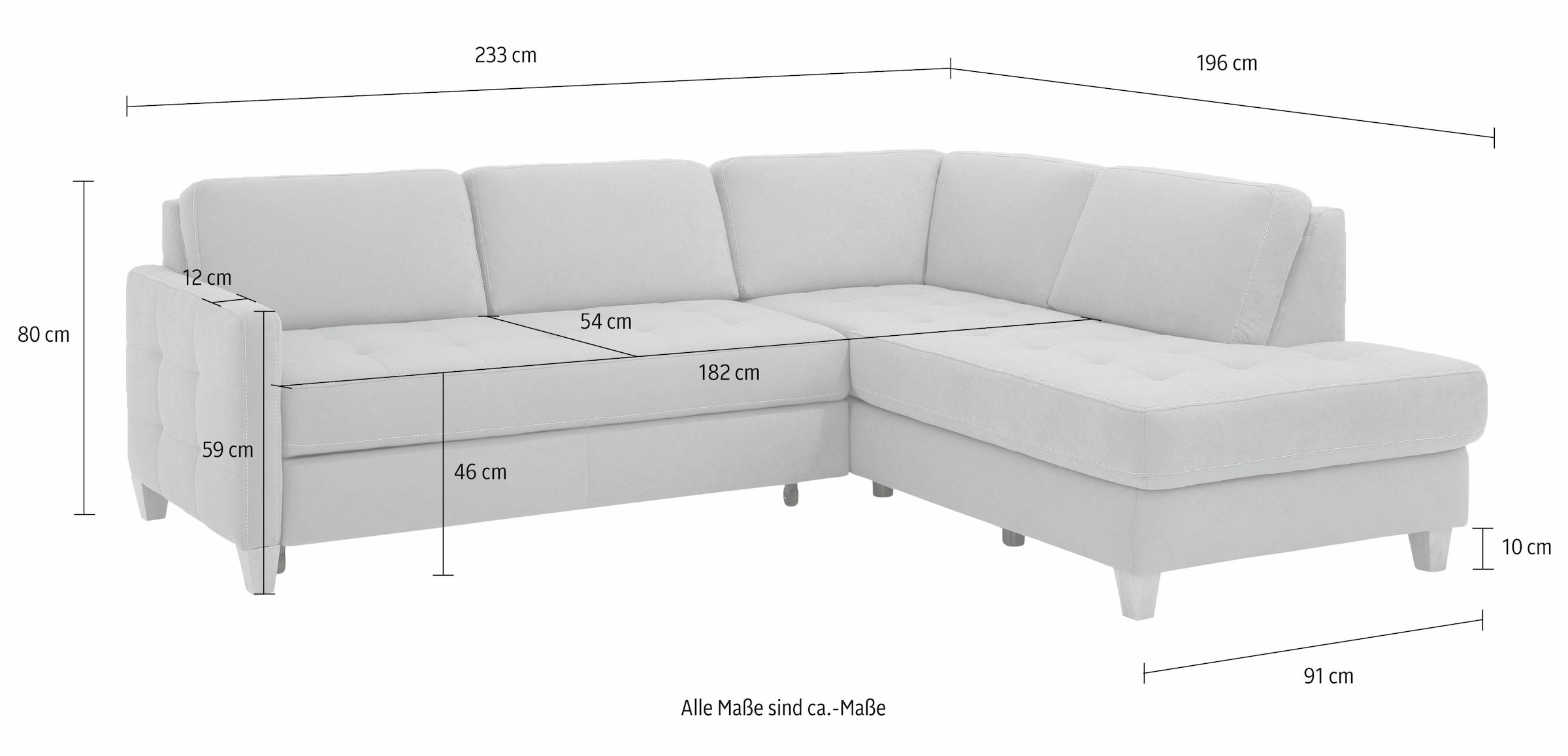 Home affaire Ecksofa mit Bettkasten online kaufen »Earl« BAUR 