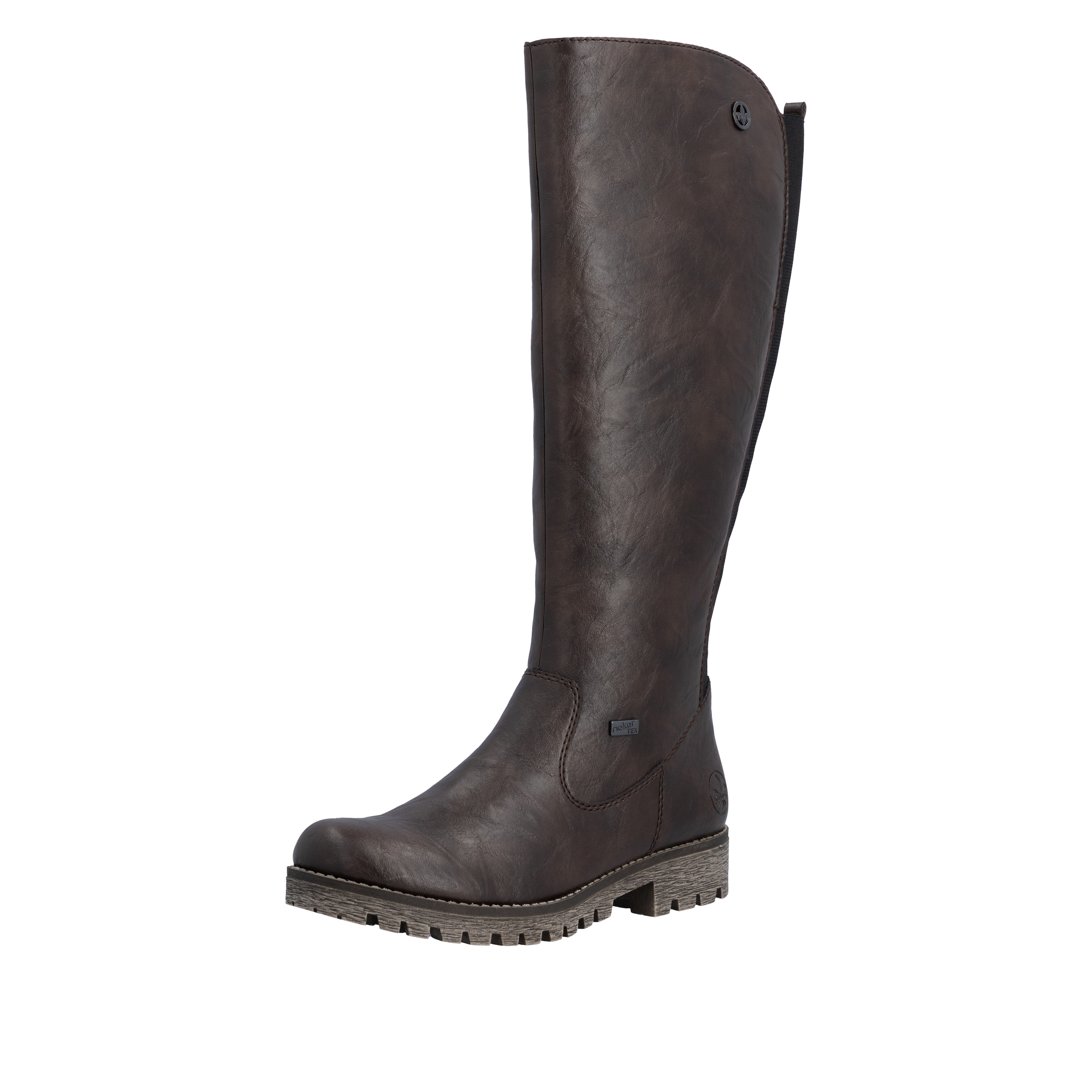 Rieker, Langschaftstiefel, Winterstiefel im klassischen Look, TEX-Membran