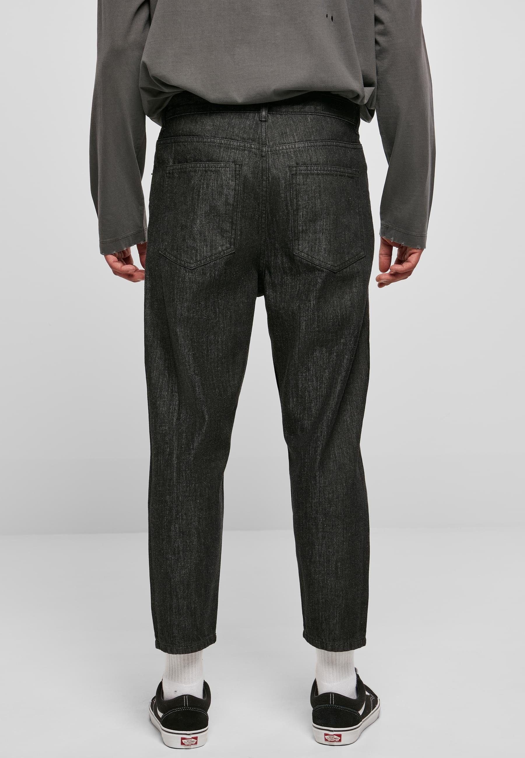 URBAN CLASSICS Bequeme Jeans »Urban Classics Herren Cropped Tapered Jeans«, (1 tlg.)