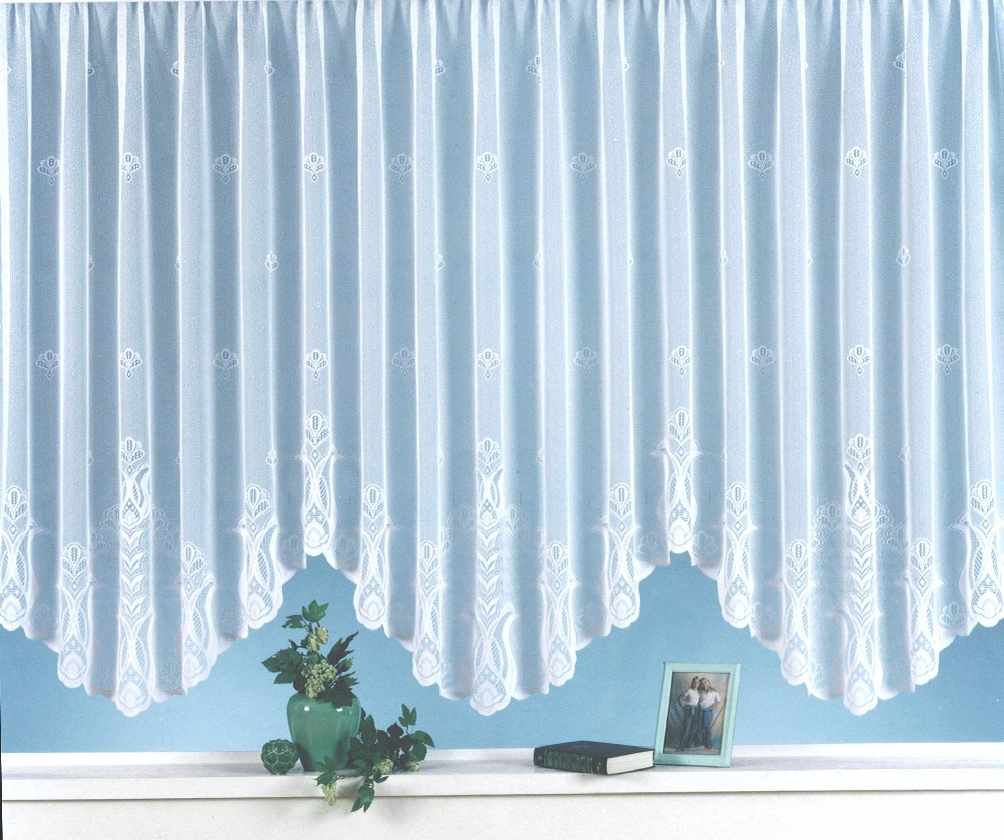 Weckbrodt Gardine "Alina" Kräuselband 1 Stk. tlg. Bogenstore, Jacquard, hal günstig online kaufen