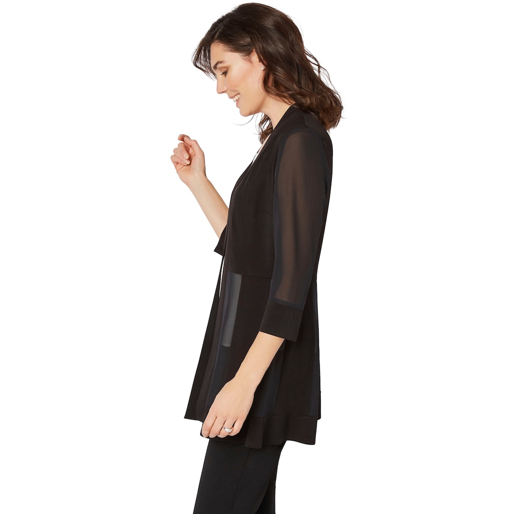 HERMANN LANGE Collection Longblazer »Liliana«, aus Jersey und Chiffon