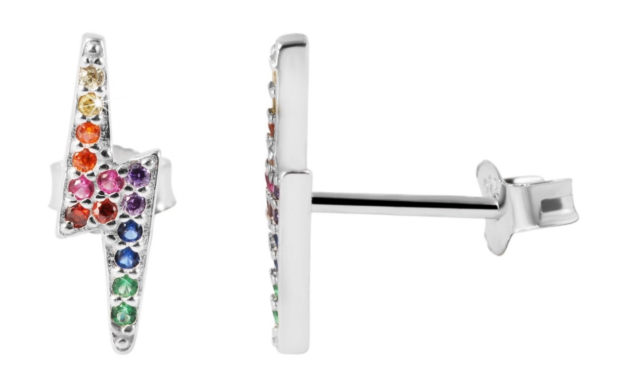 Adelia´s Paar Ohrhänger »Damen Ohrstecker aus 925 Sterling Silber und Zirkonia - Strass«