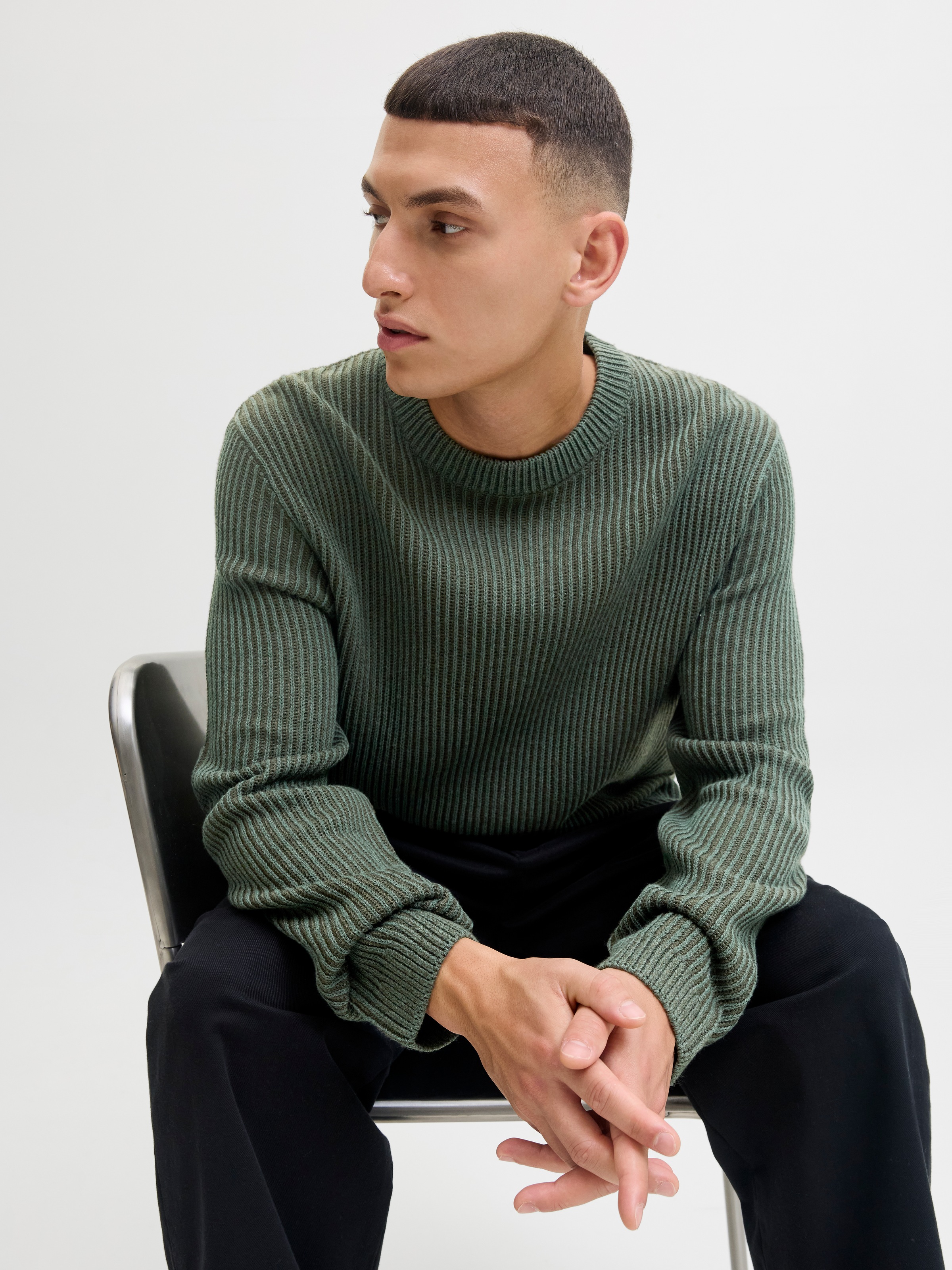 Jack & Jones Strickpullover "JJEDOVER KNIT CREW NECK SN" günstig online kaufen