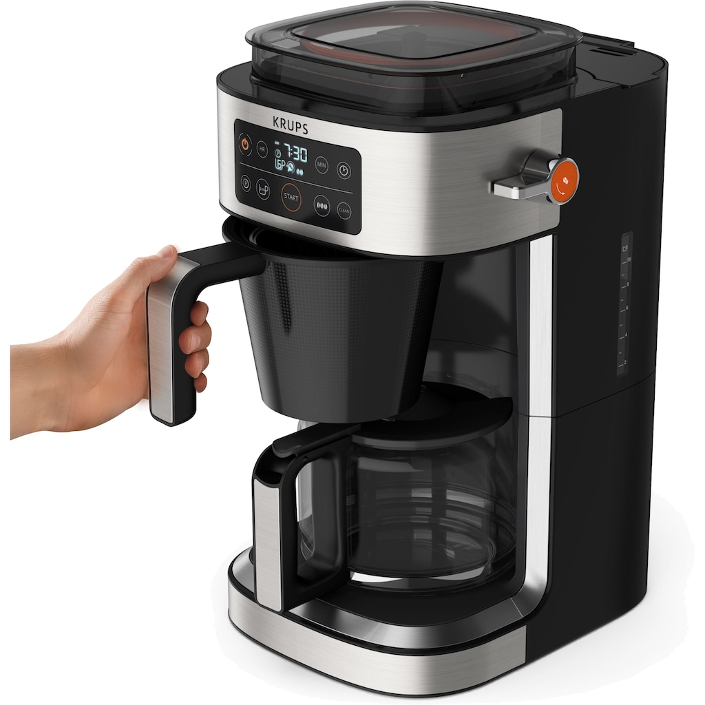 Krups Filterkaffeemaschine »KM760D Aroma Partner«, 1,25 l Kaffeekanne