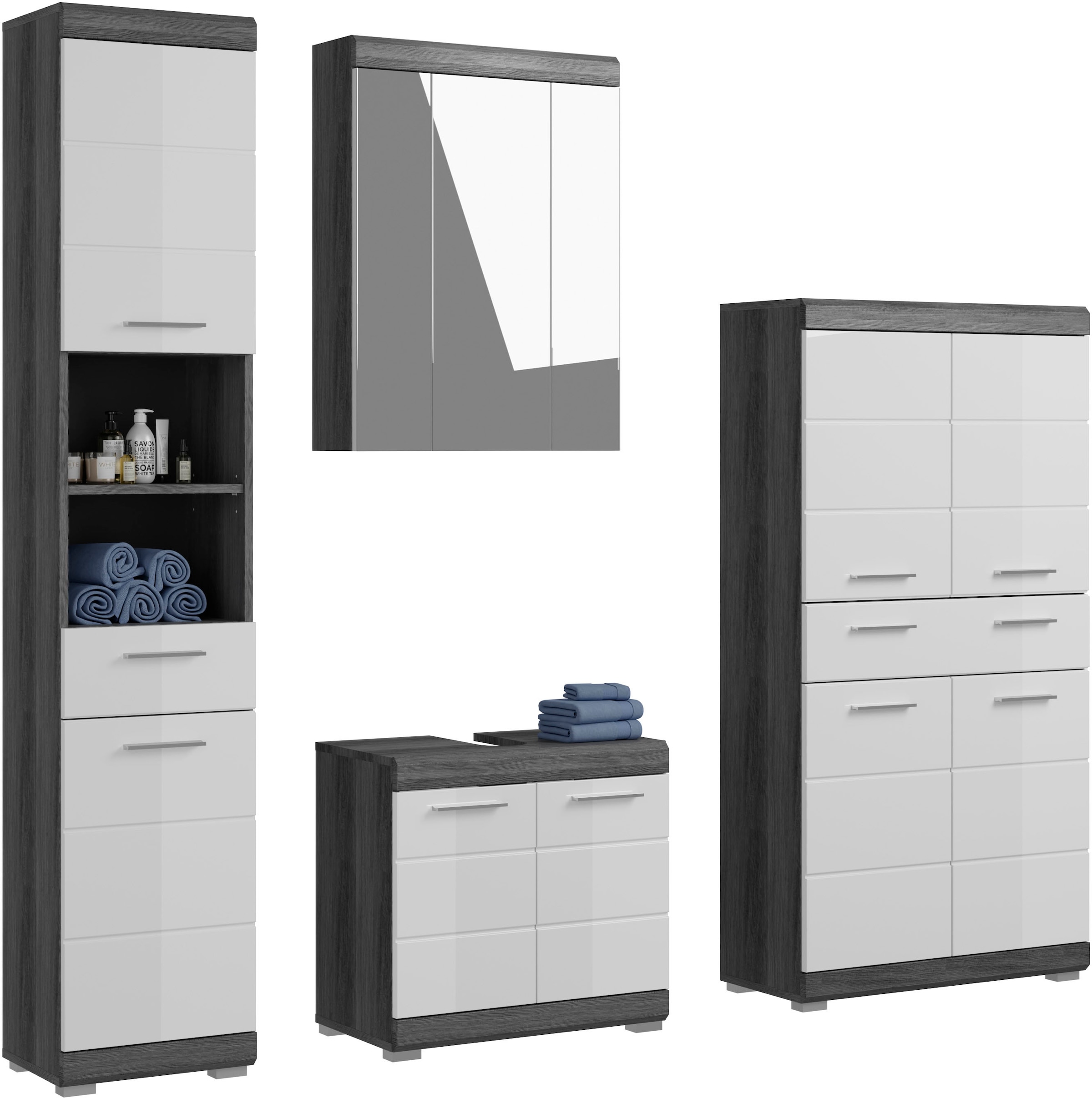 INOSIGN Badmöbel-Set "Siena, 4 teilig, bestehend aus:" Set, TOPSELLER, 4 St günstig online kaufen