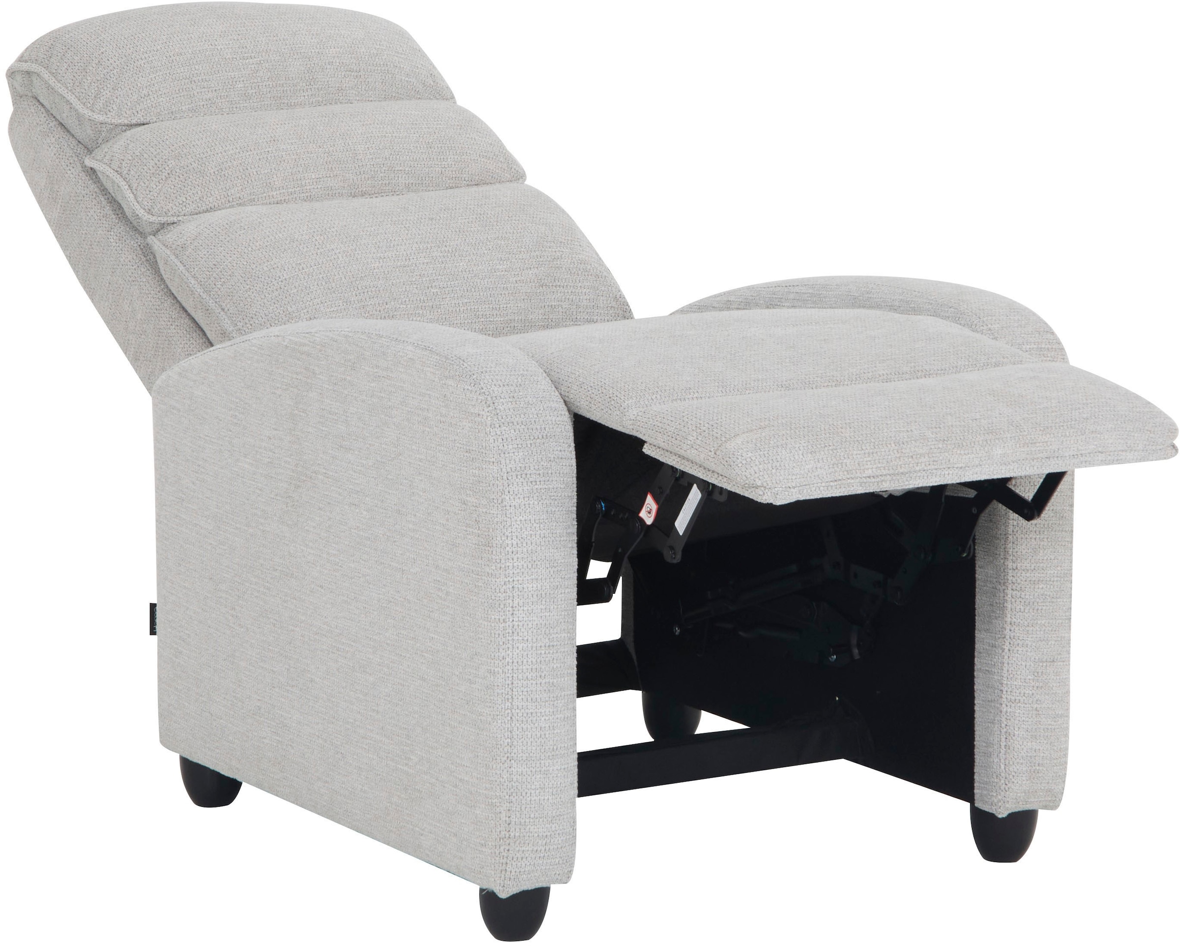 Home affaire Relaxsessel »BERVILLE, TV-Sessel, Ruhesesel mit Schlaffunktion, Webstoff«, Liegesessel mit manueller Relaxfunktion