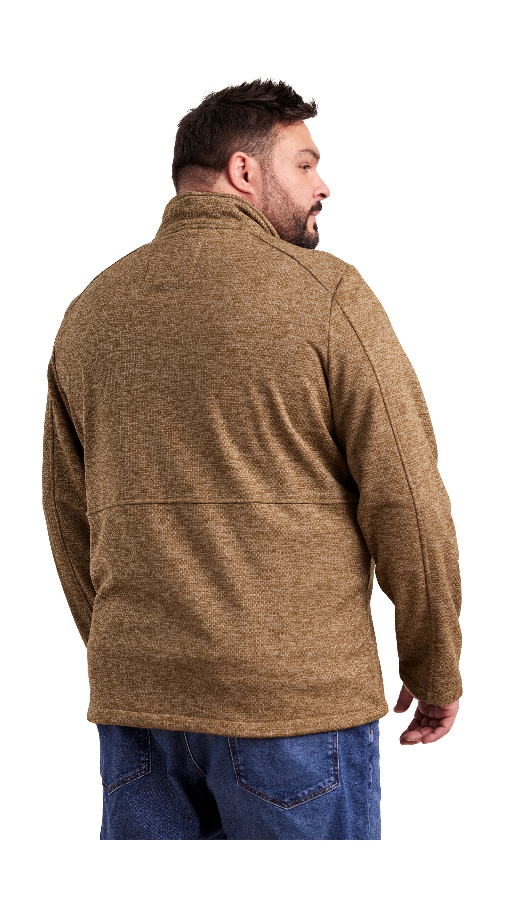 Thumbnail - STOY Fleecejacke "STS 6 MN KNTFLC JCKT" Leichte Strickfleecejacke mit 4-Wege-Stretch und 2-Wege-Reißverschluss