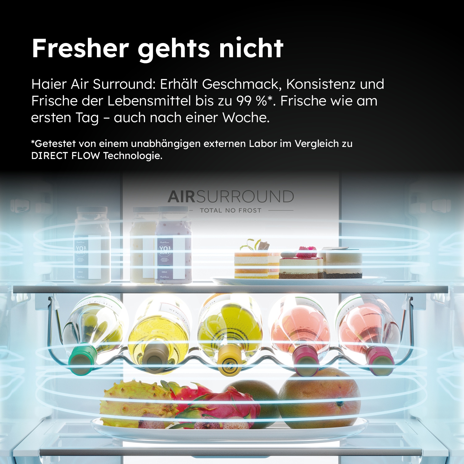 Haier Kühl-/Gefrierkombination 2D 60 Series 7 »HDPW7620AANPK«, Absolut effizient: Nur 92 kWh jährlicher Energieverbrauch