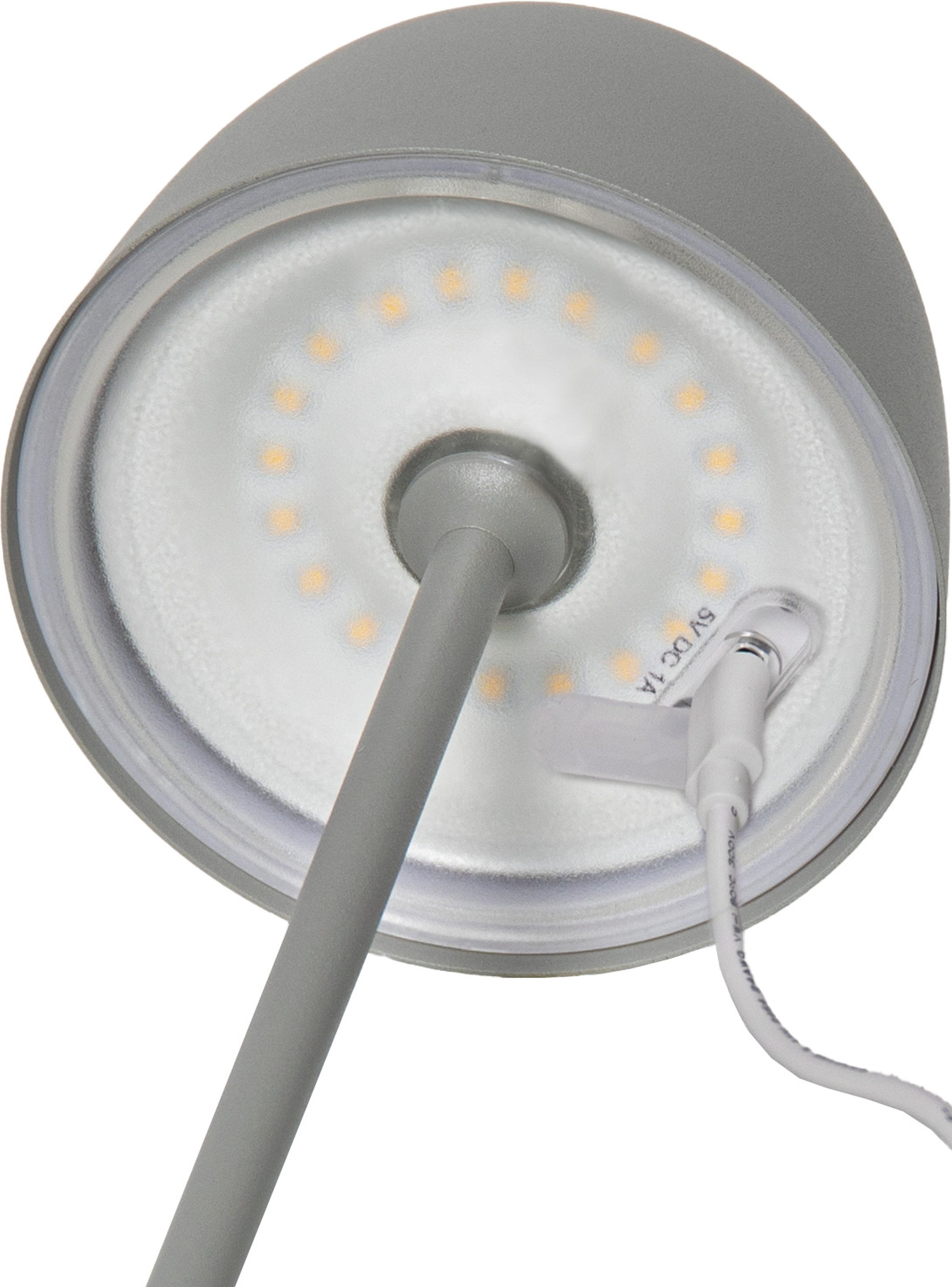 Parforce Traditional Hunting LED Tischleuchte »Tischlampe Ronda« LED-Board 1 Stk. Neutralweiß Akku-Tischleuchte, Touch-Dimmer, USB-C-Ladekabel, für innen und außen